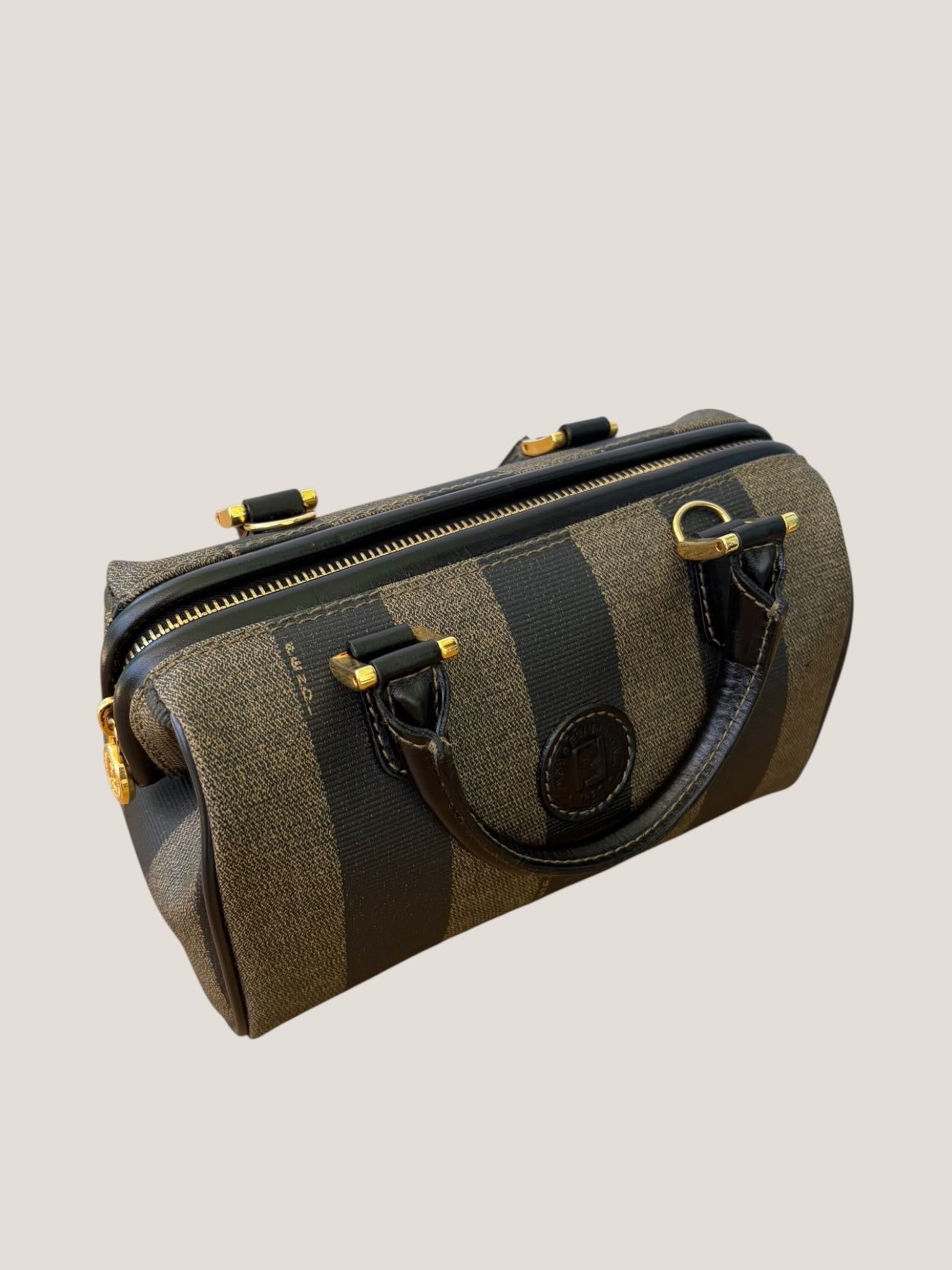 Fendi Pequin Mini Boston