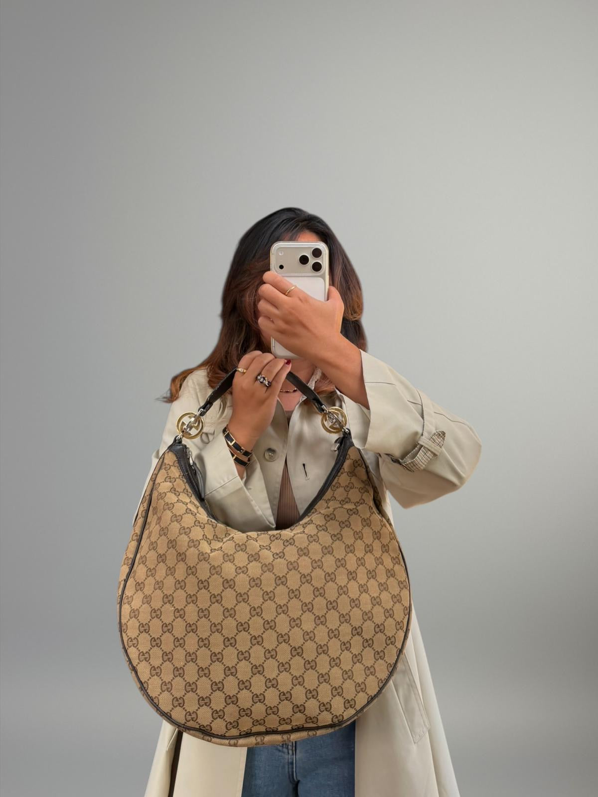 Gucci GG Twins Hobo
