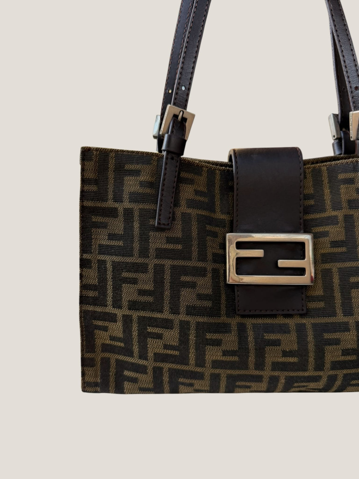 Fendi Baguette Zucca Tote