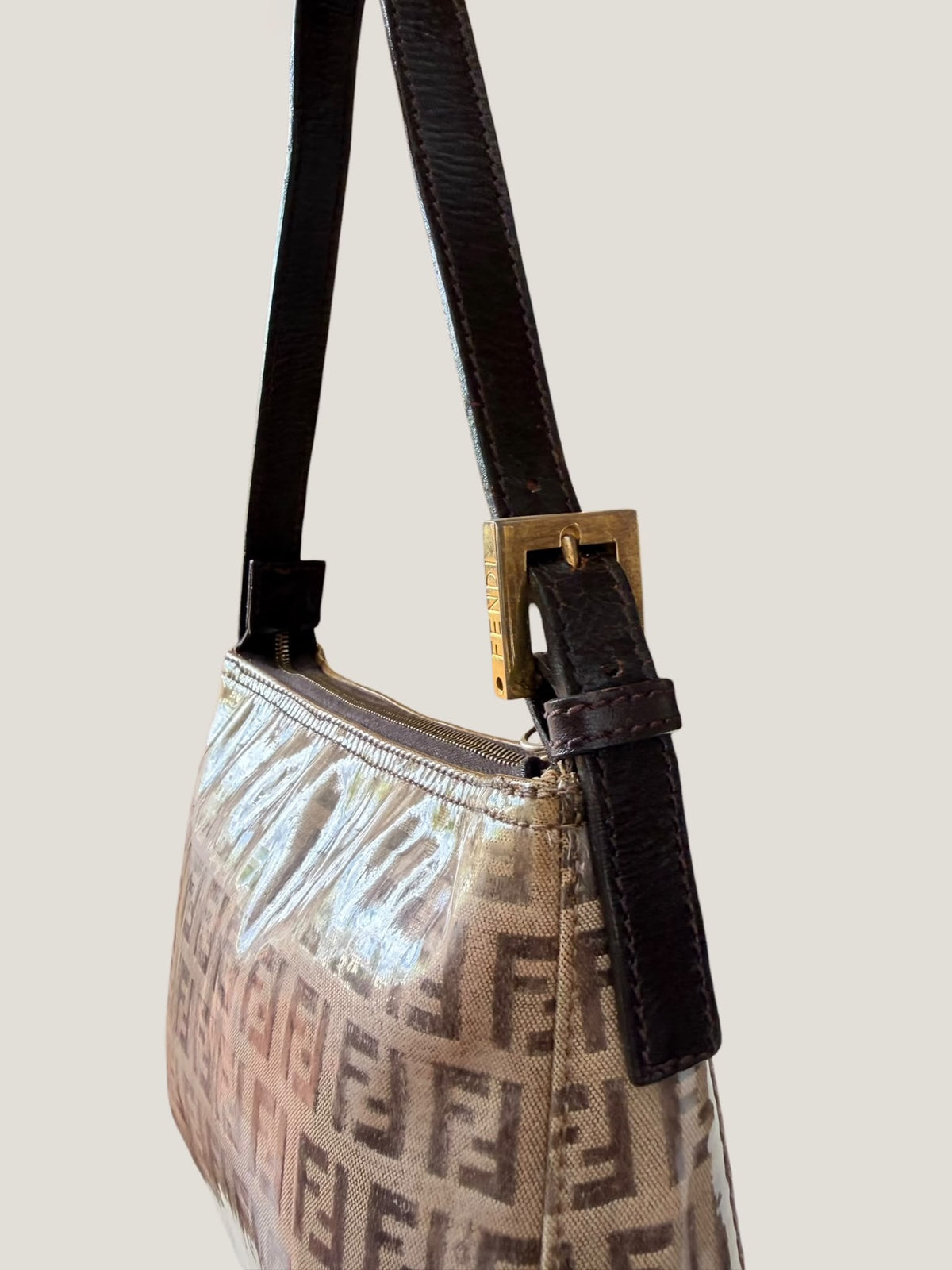 Fendi Zucchino Crystal Pochette
