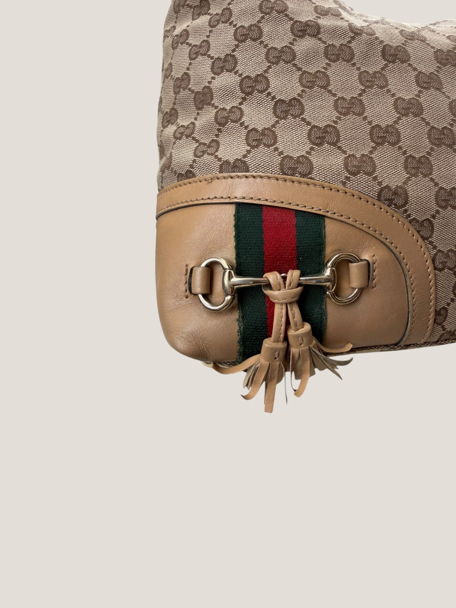 Gucci Hobo con Web e morsetto Horsebit
