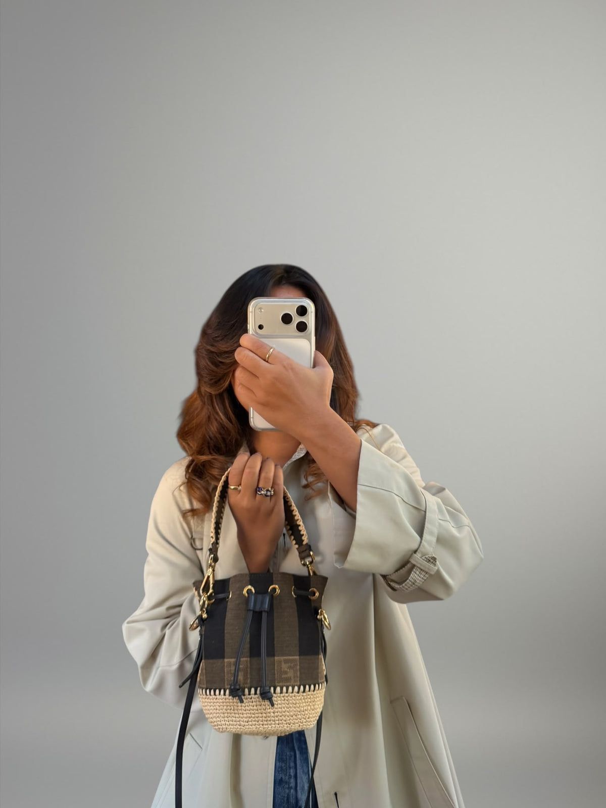 Fendi Mon Tresor Mini FF e Rafia
