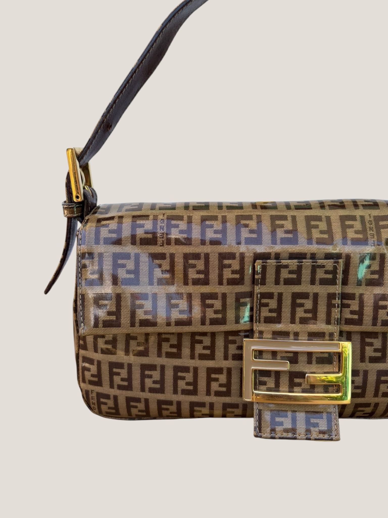 Fendi Baguette Zucchino Crystal