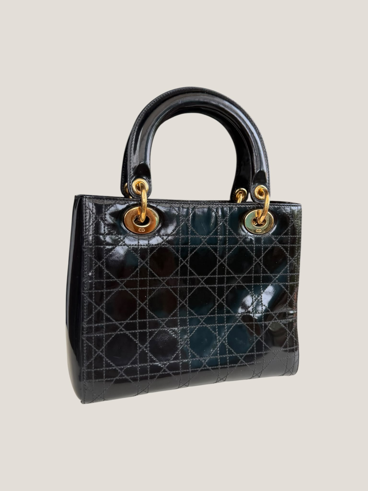 Lady Dior Vernice Nera