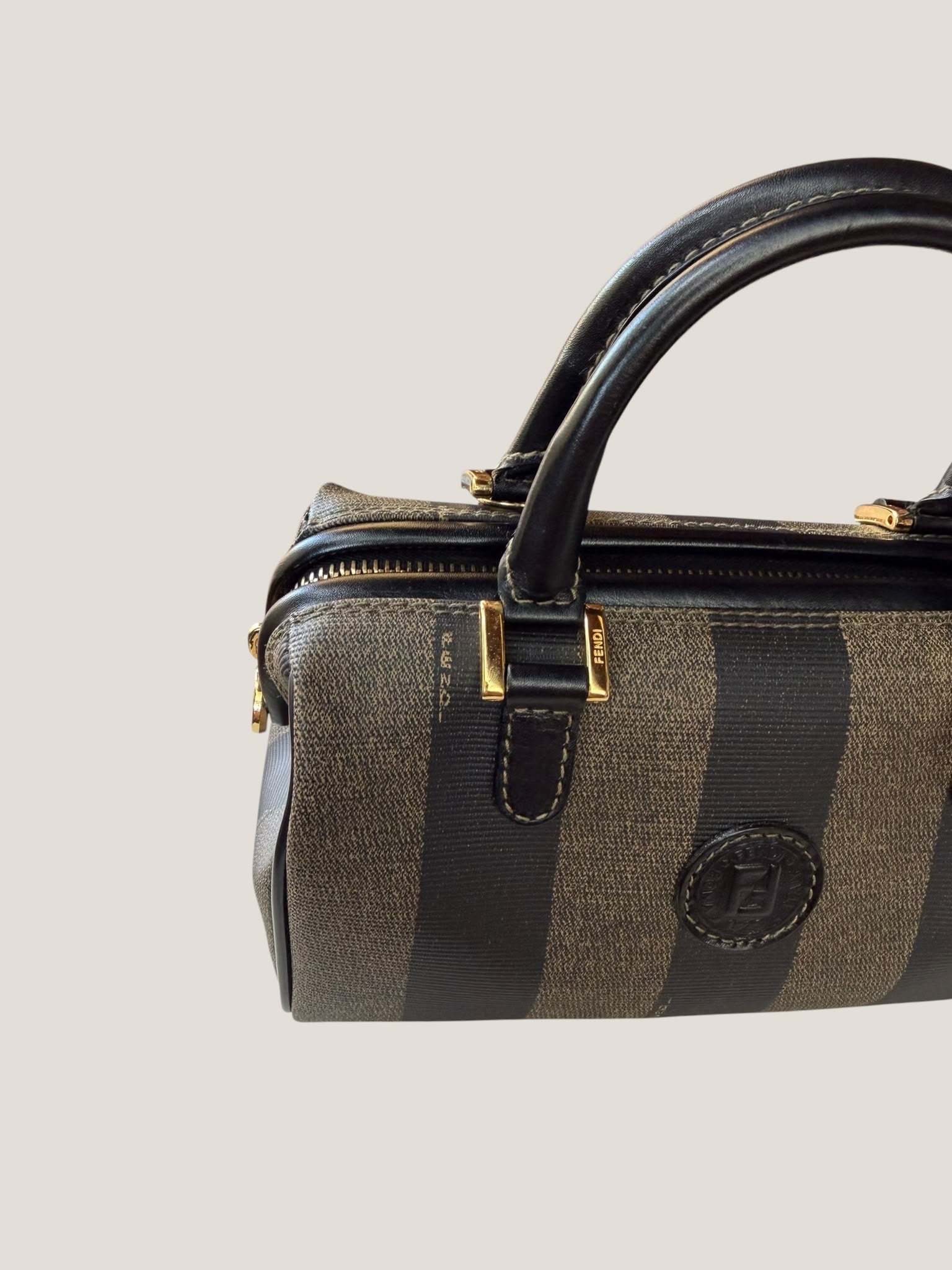 Fendi Pequin Mini Boston