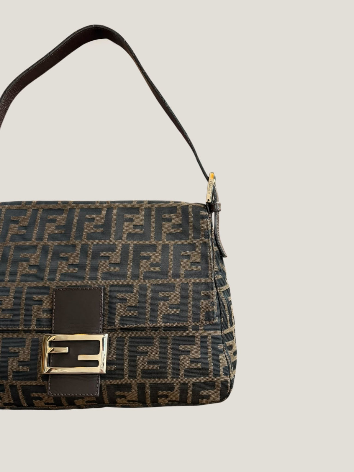 Fendi Mamma Baguette Zucca