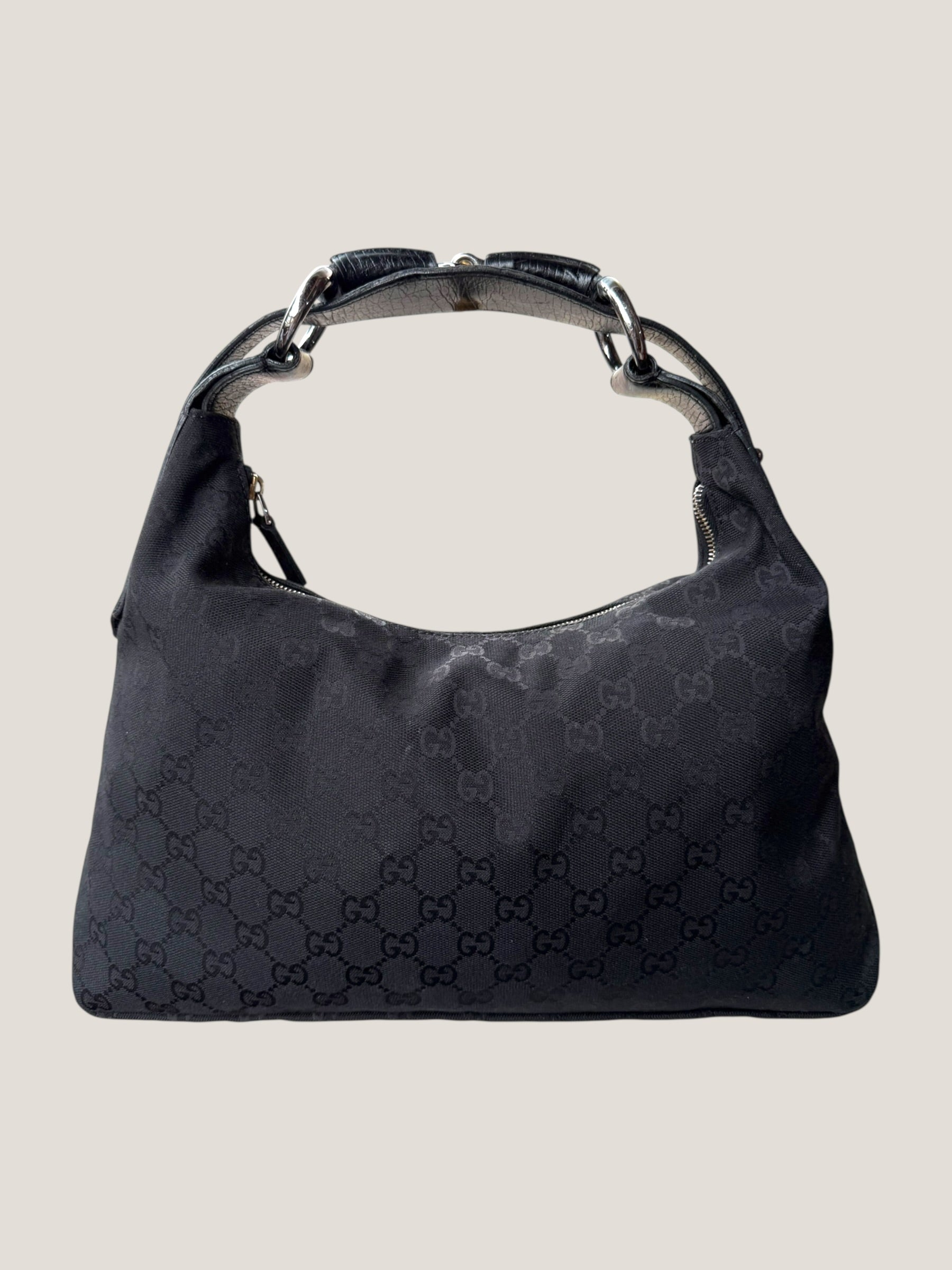 Gucci Horsebit Hobo GG Canvas