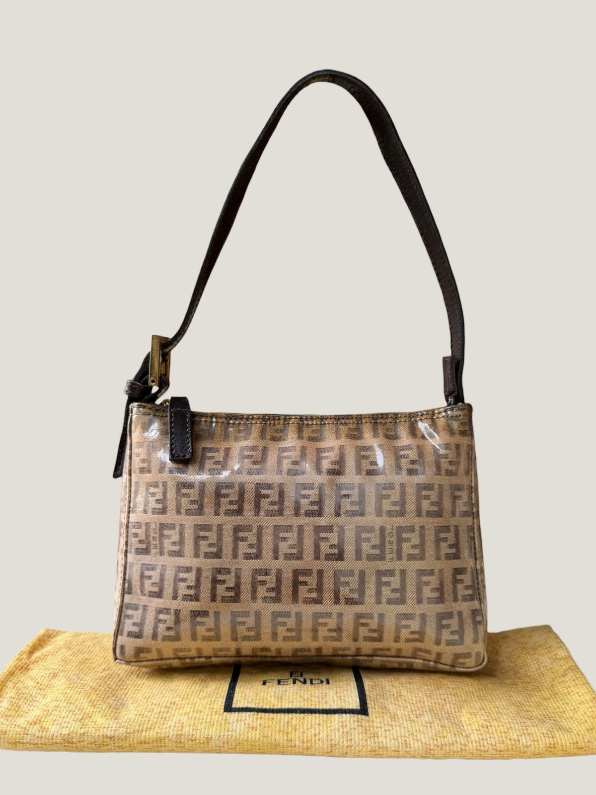 Fendi Zucchino Crystal Pochette