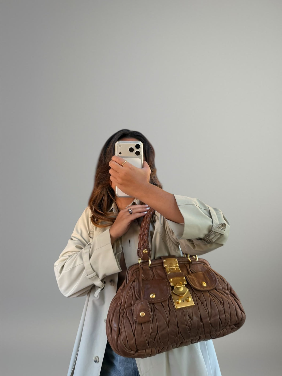 Miu Miu Coffer Hobo