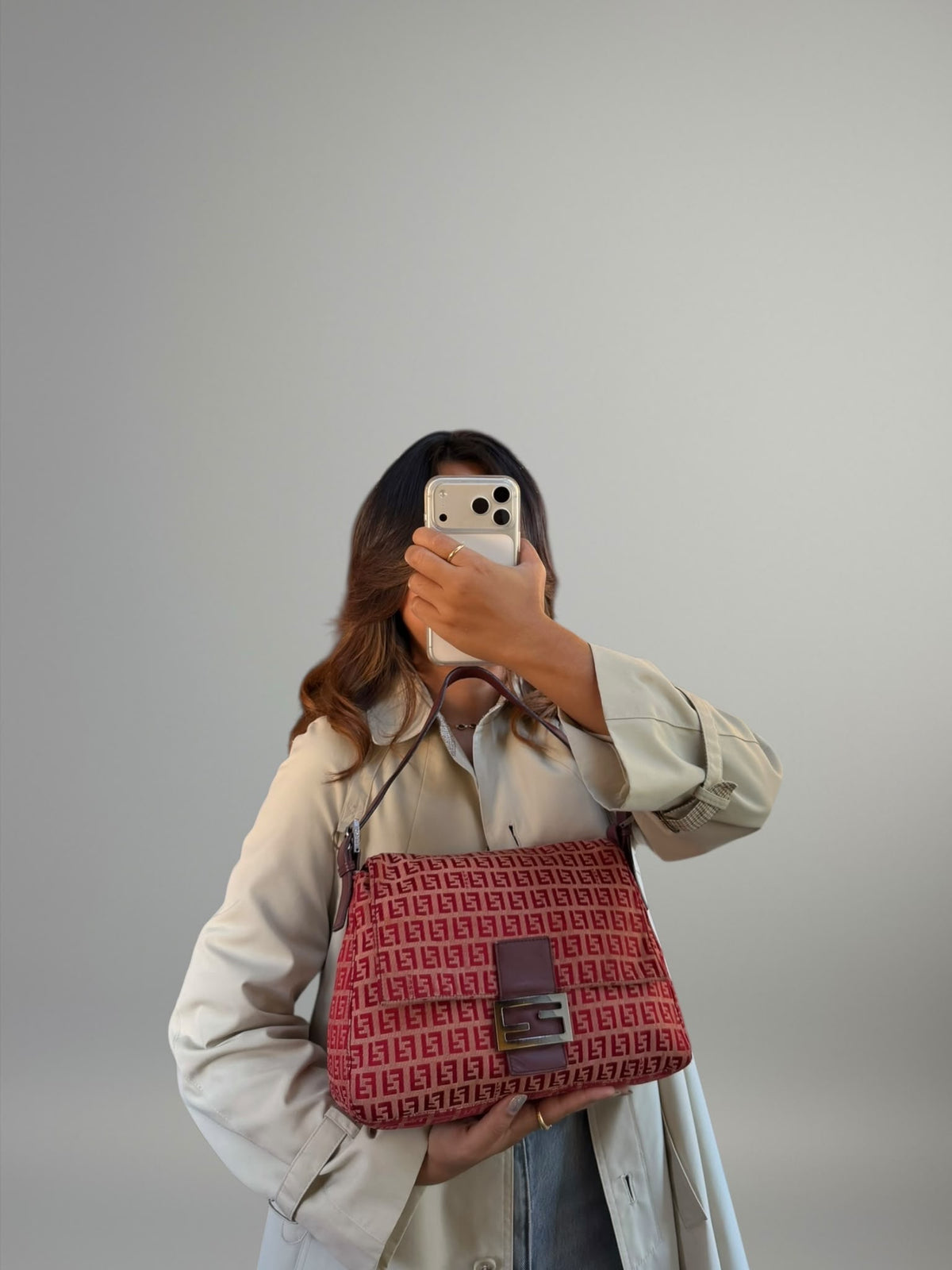 Fendi Mama Baguette Zucchino