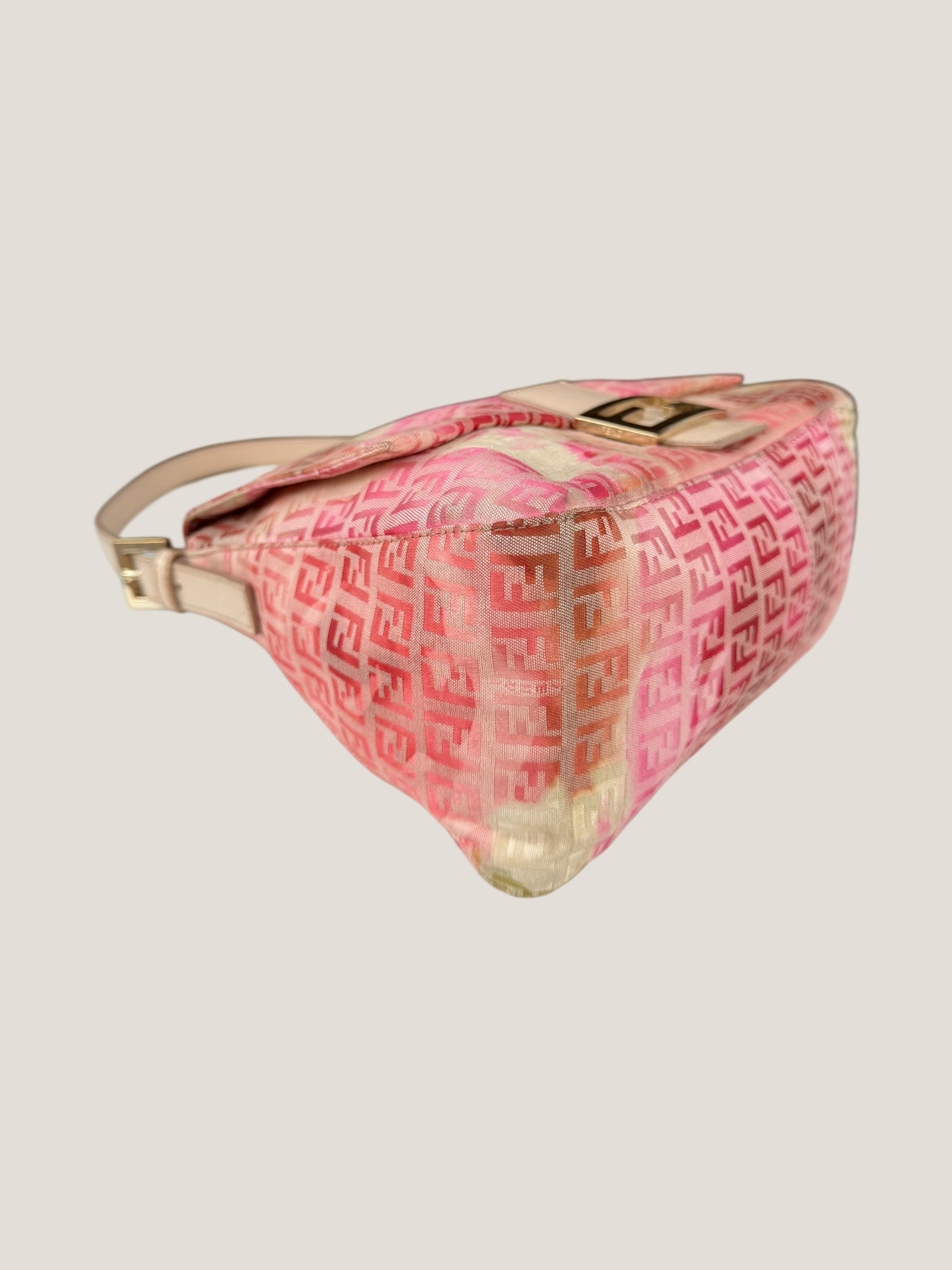 Fendi Mamma Baguette Rosa Floreale