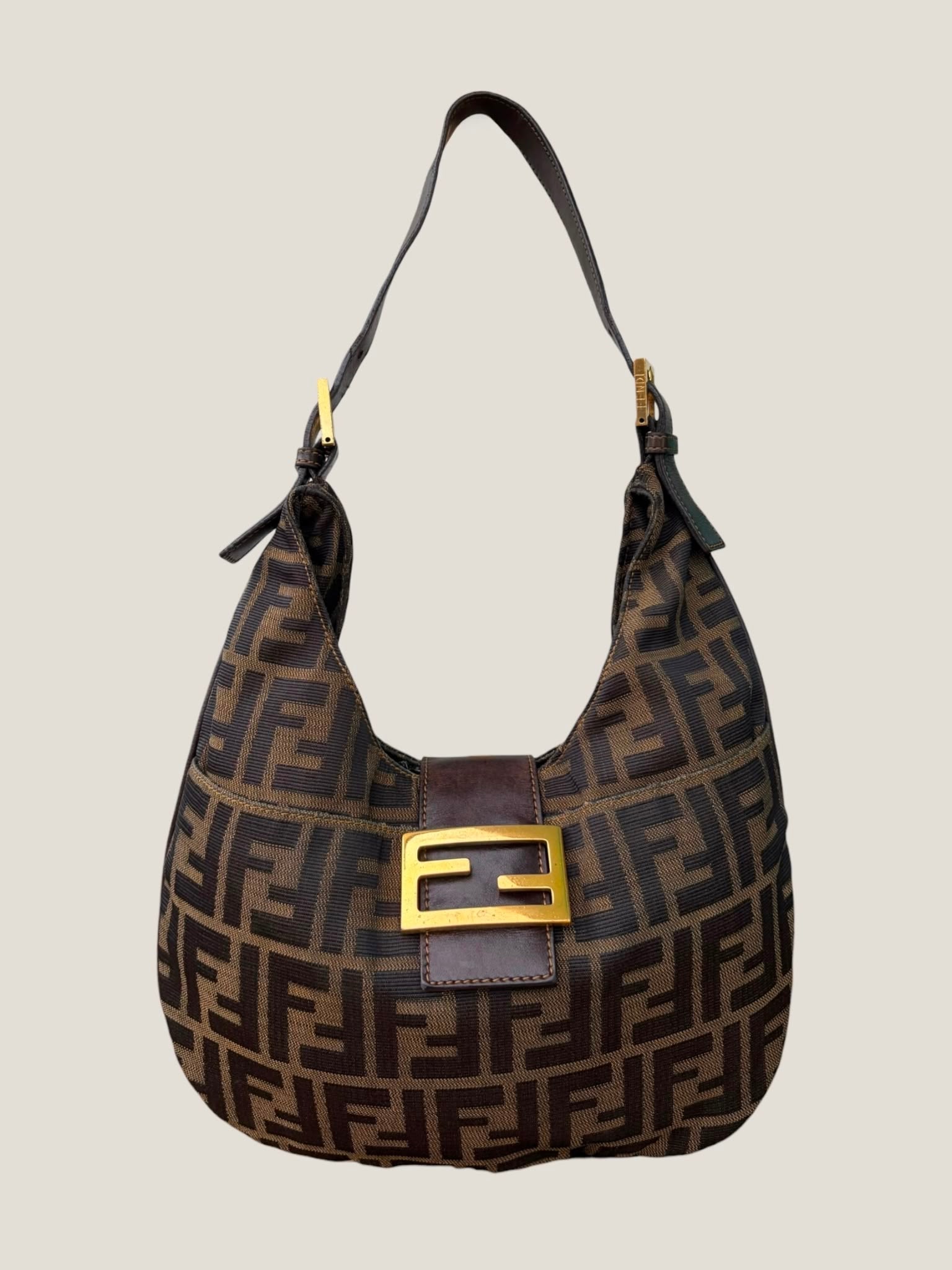 Fendi Baguette Zucca Hobo