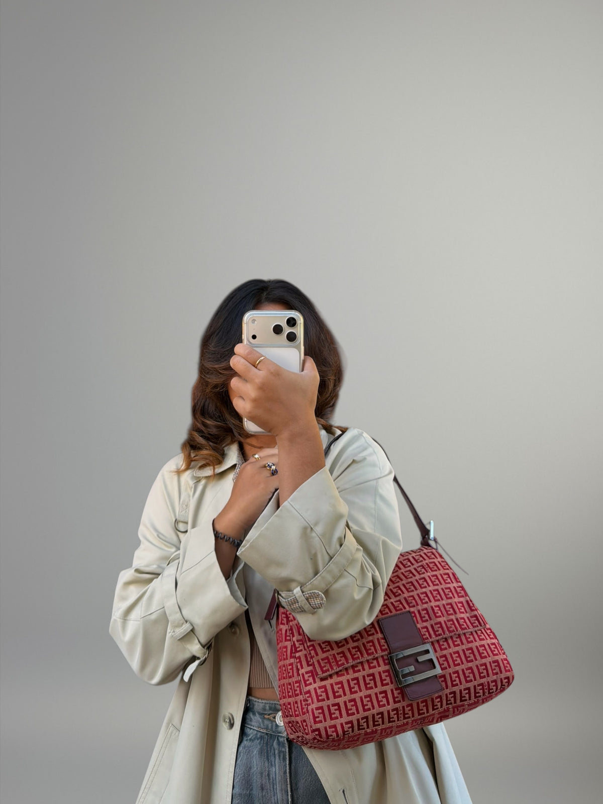 Fendi Mamma Baguette Zucchino