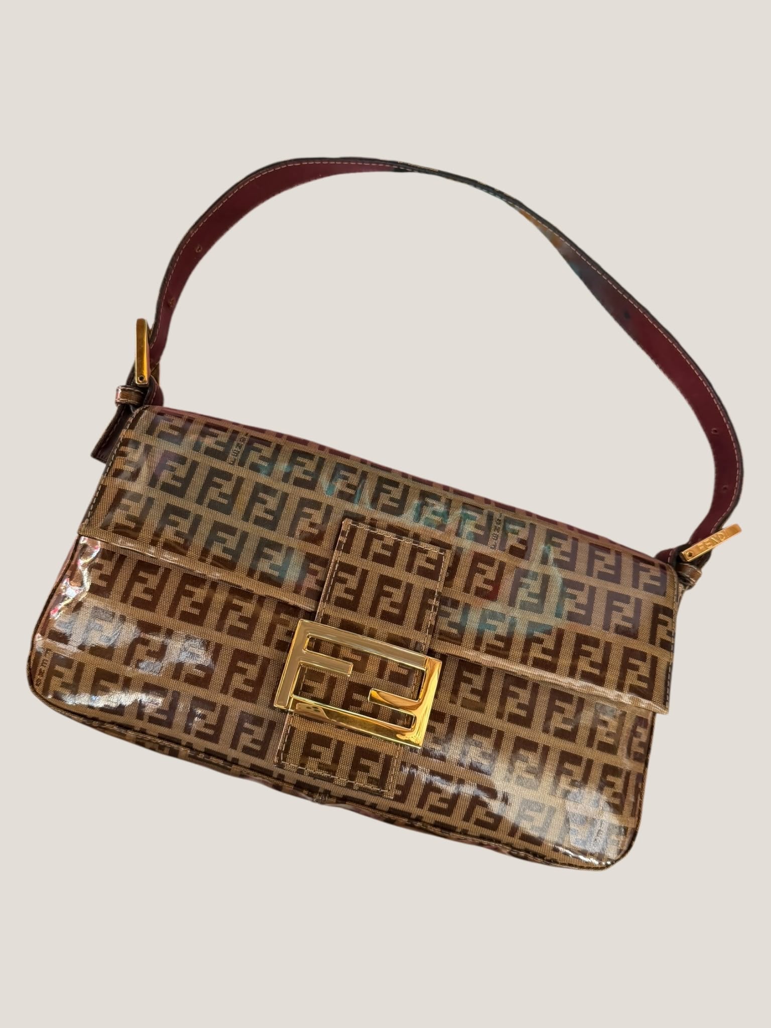 Fendi Baguette Zucchino Crystal