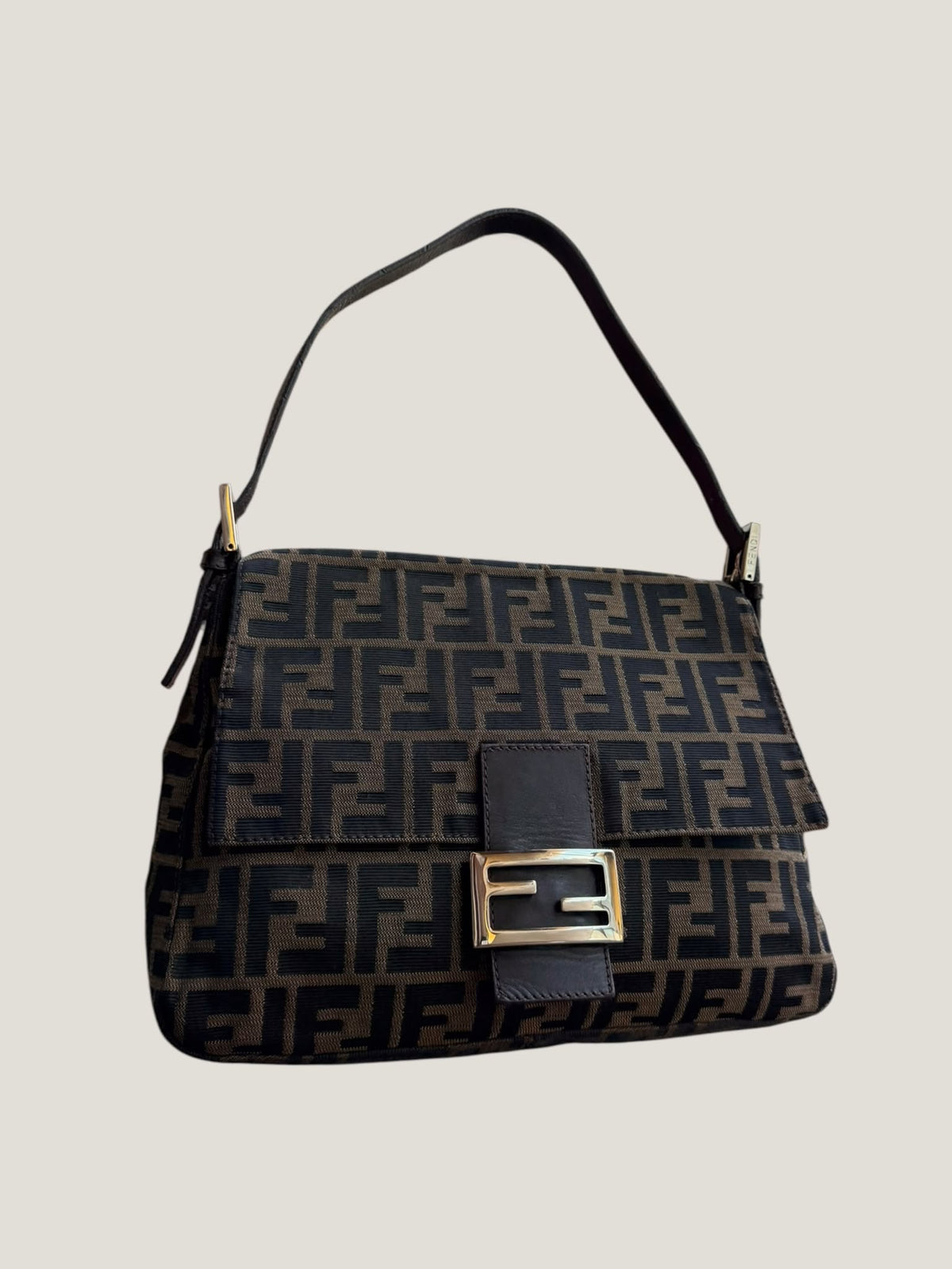 Fendi Mamma Baguette Zucca