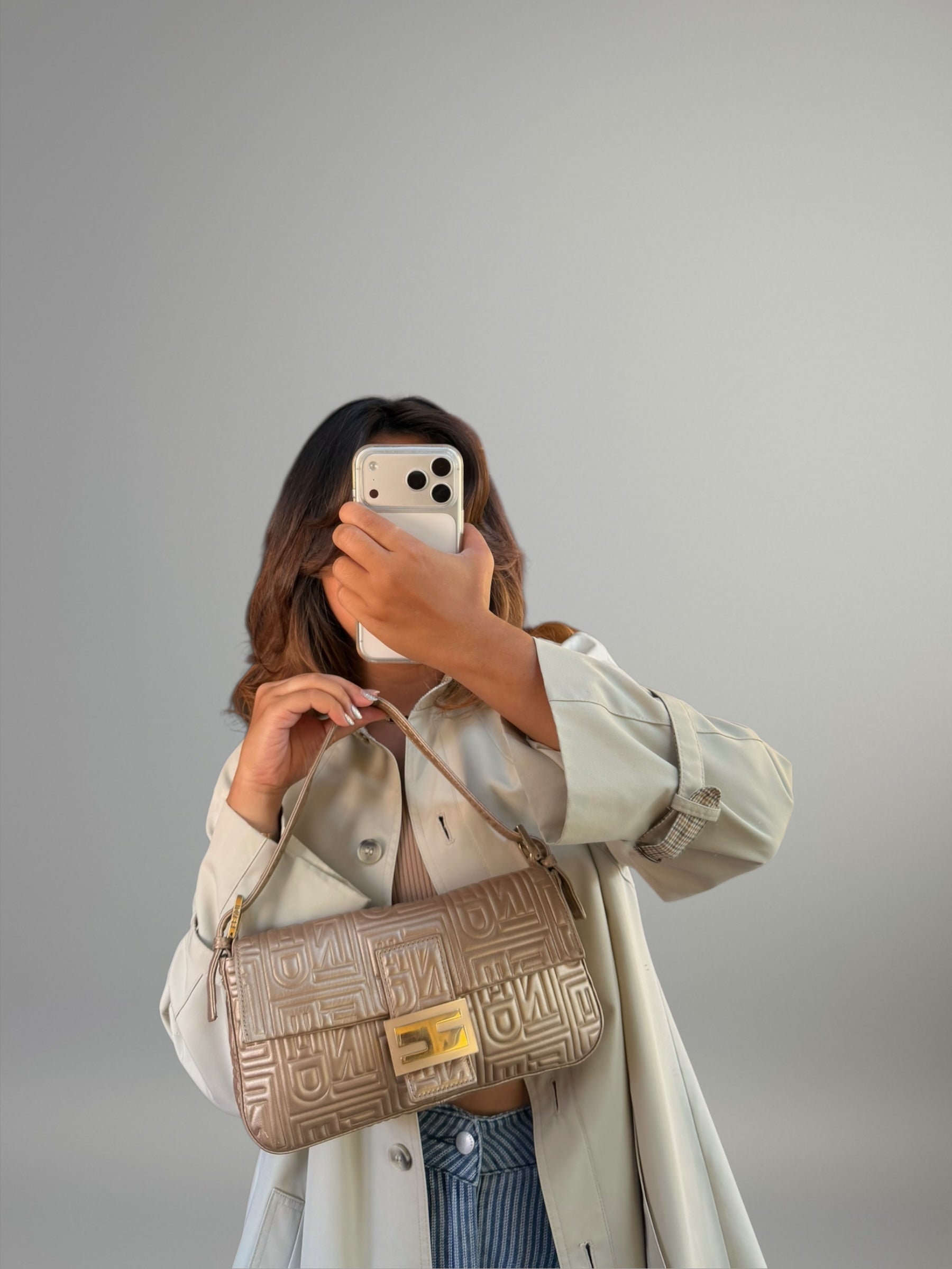 Fendi baguette in pelle