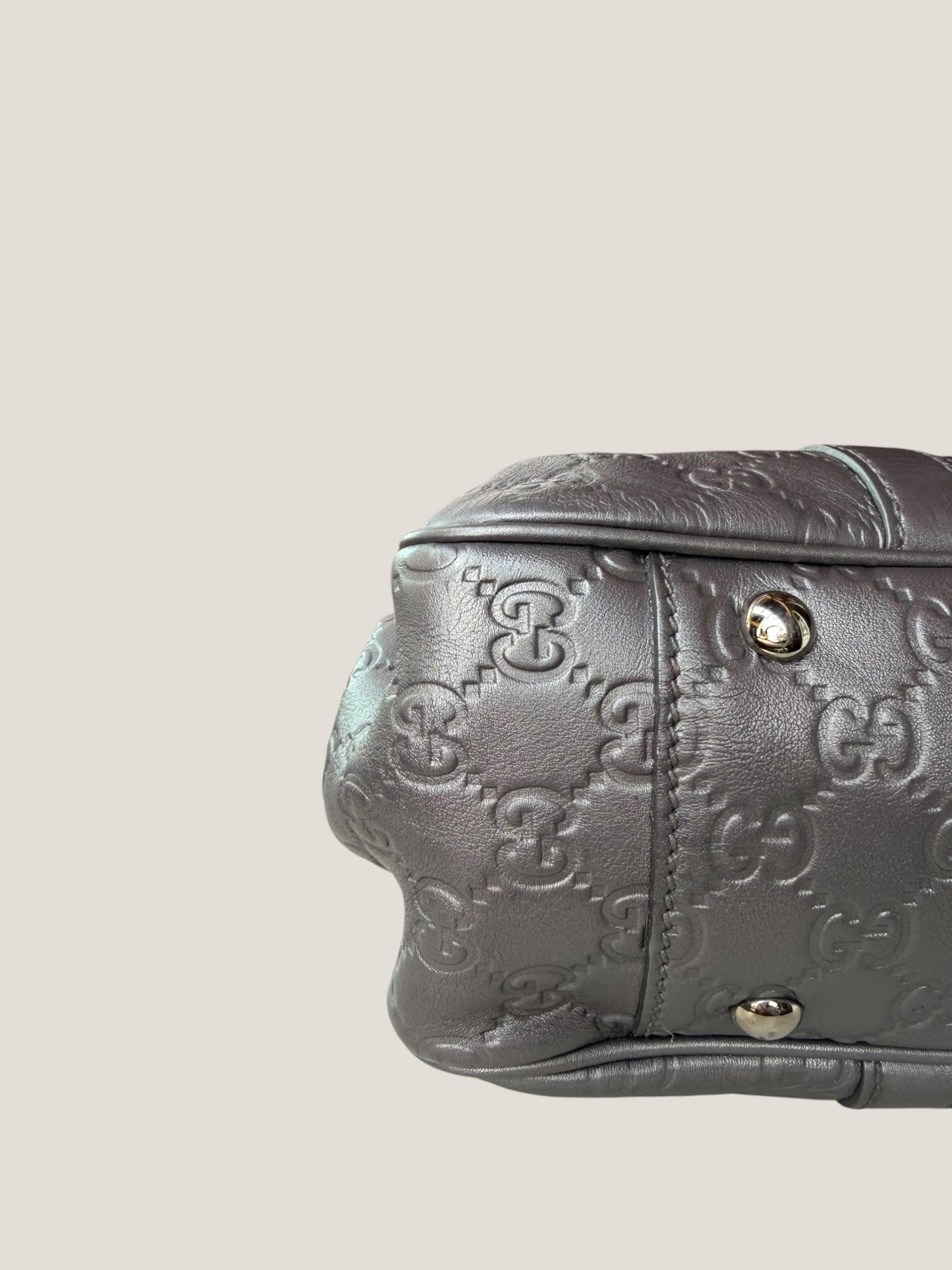 Gucci Metallic GG Twins Tote