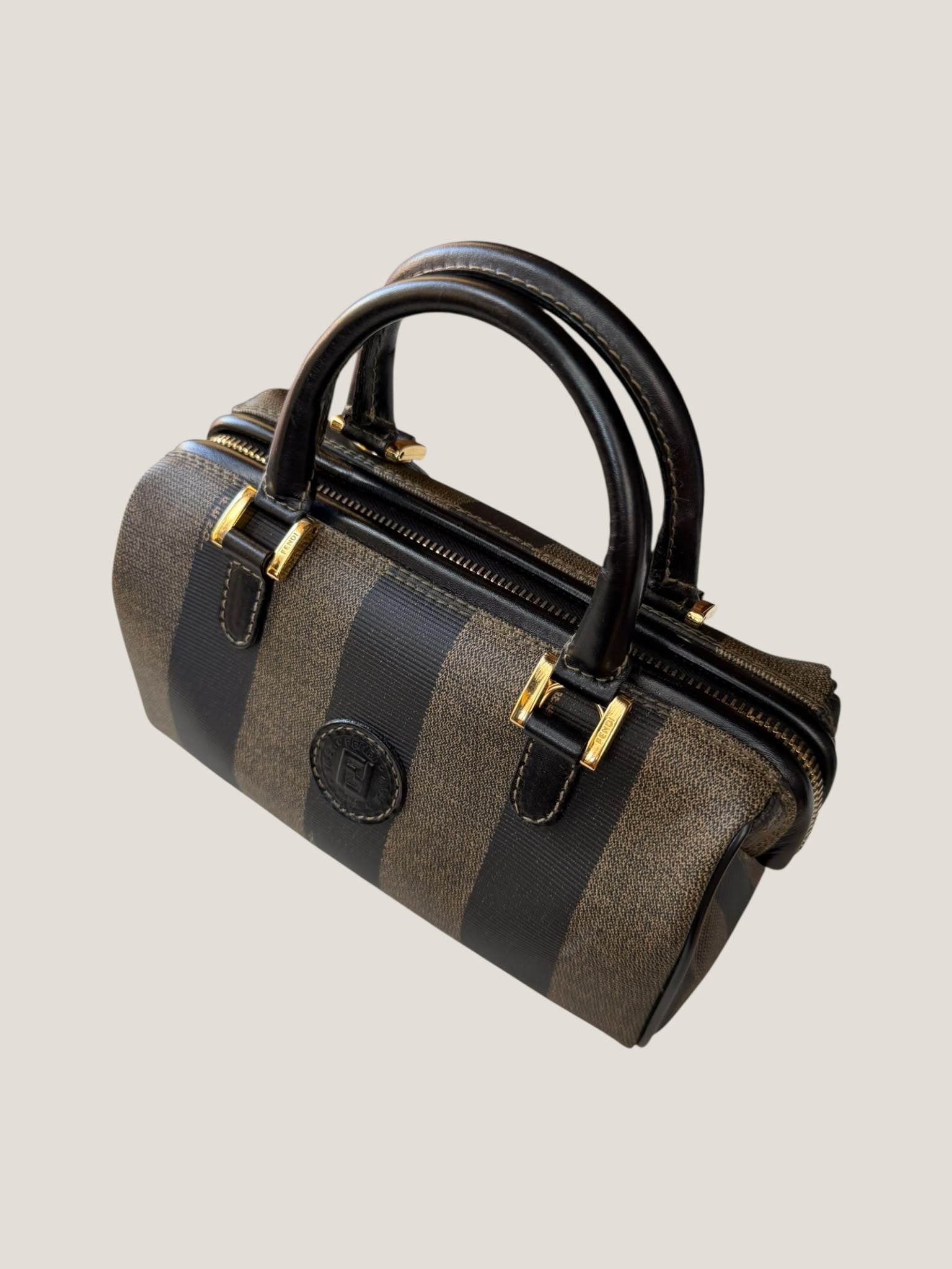 Fendi Pequin Mini Boston