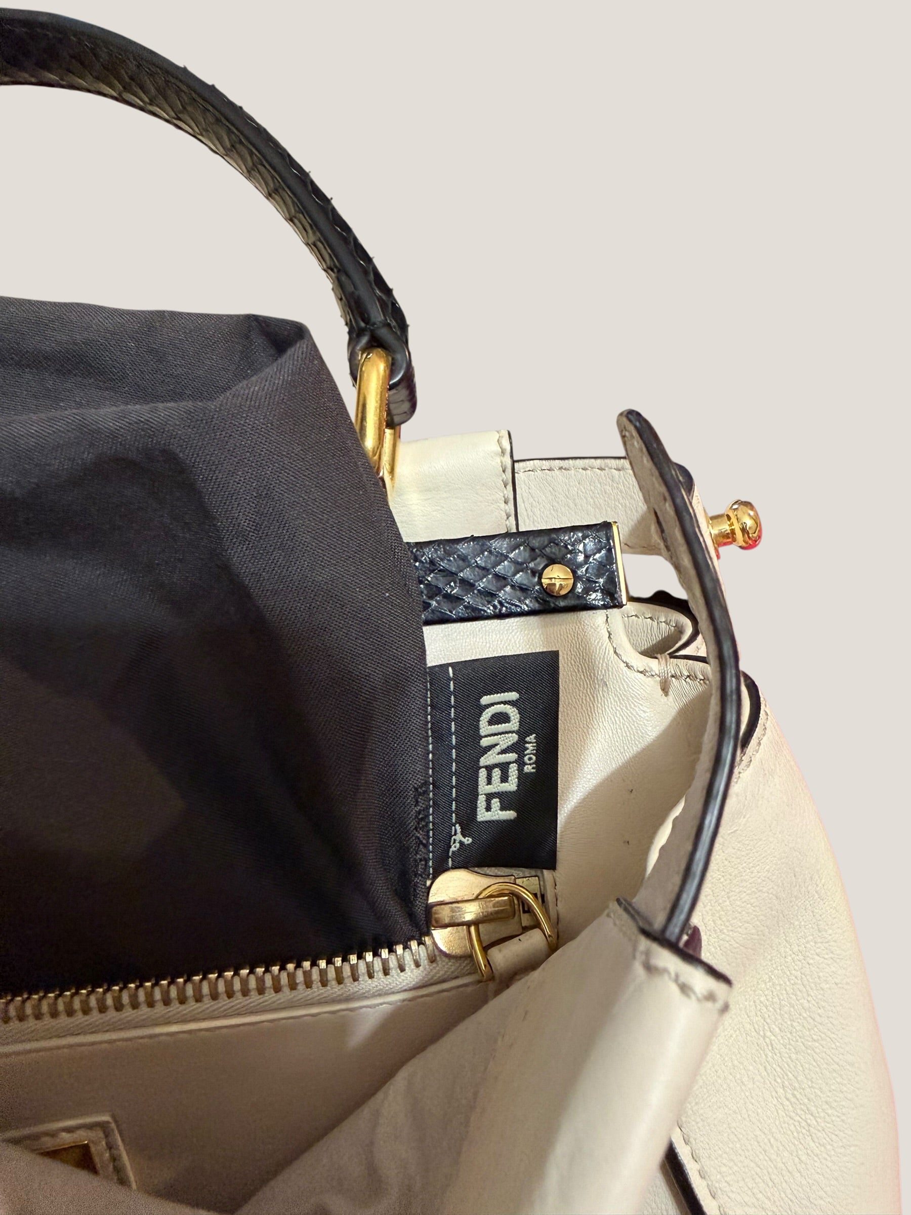 Fendi Peekaboo ISeeU Python Handle