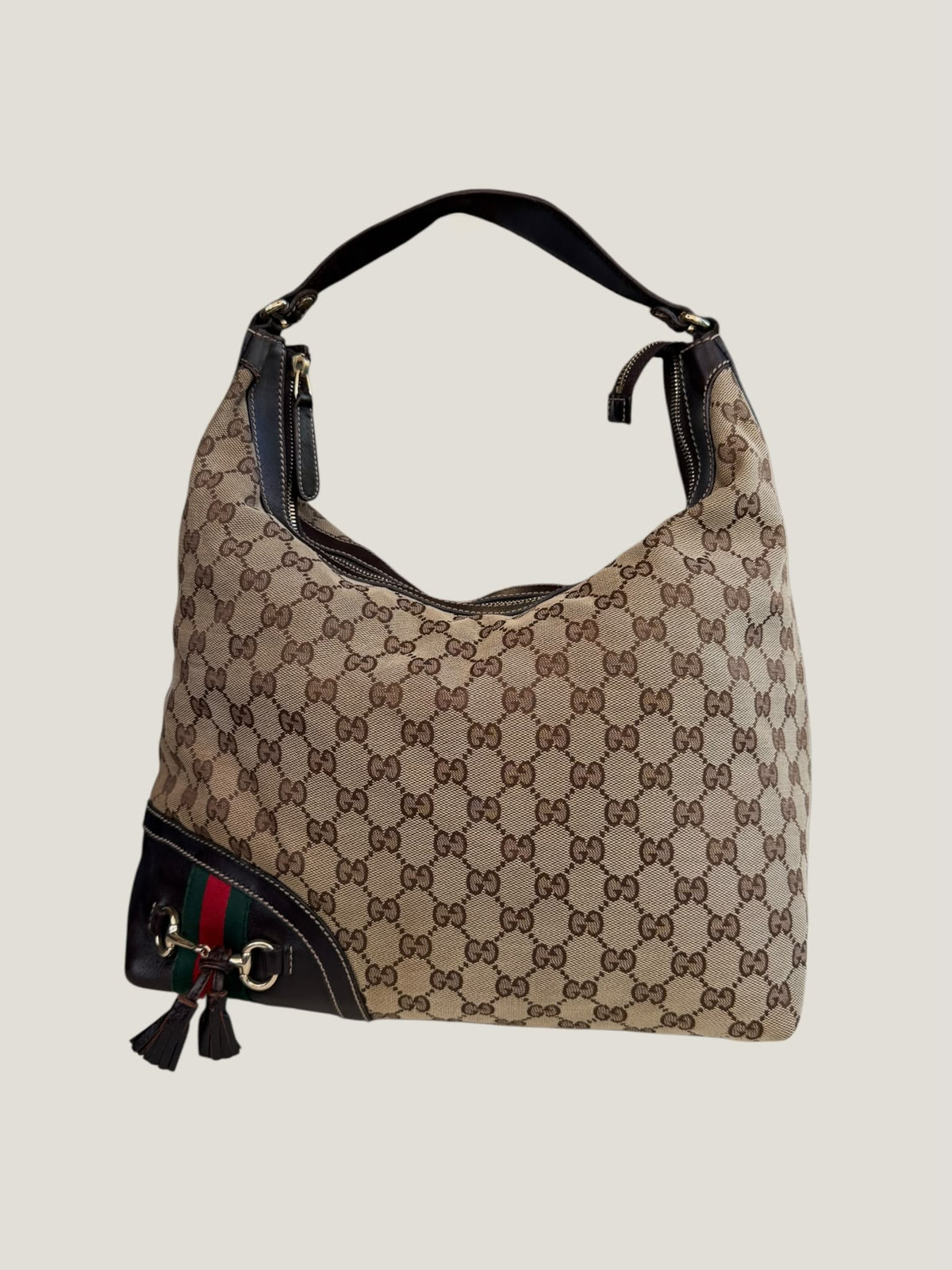 Gucci Web Horsebit Hobo