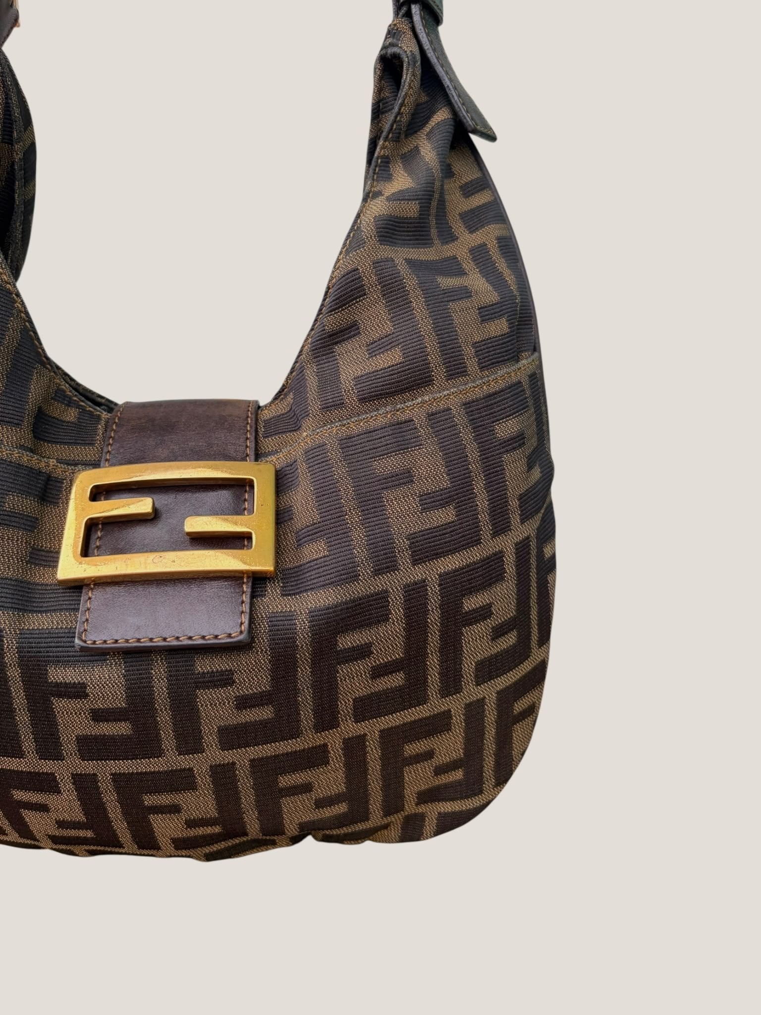 Fendi Baguette Zucca Hobo