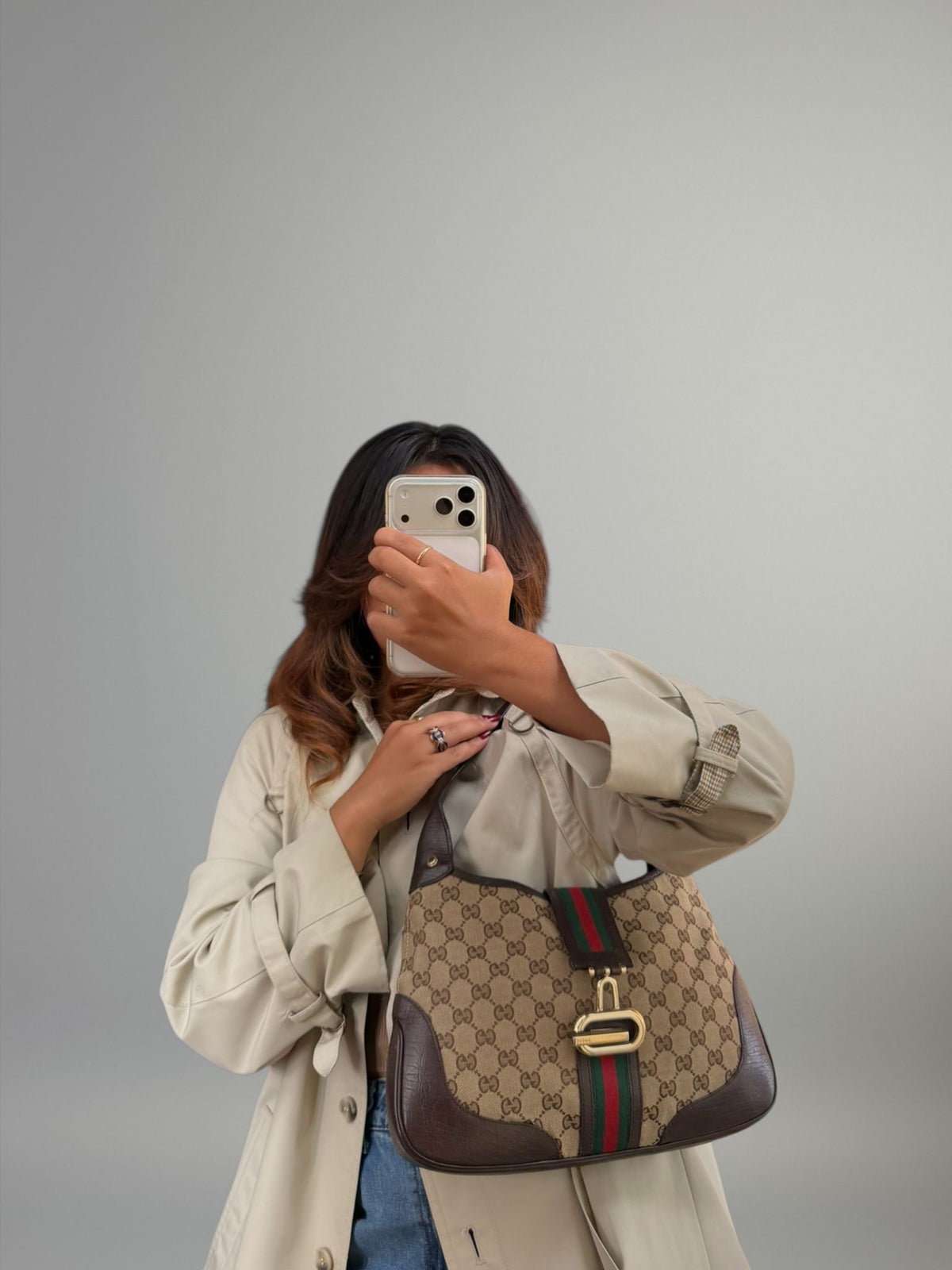 Gucci Jackie Web GG Canvas