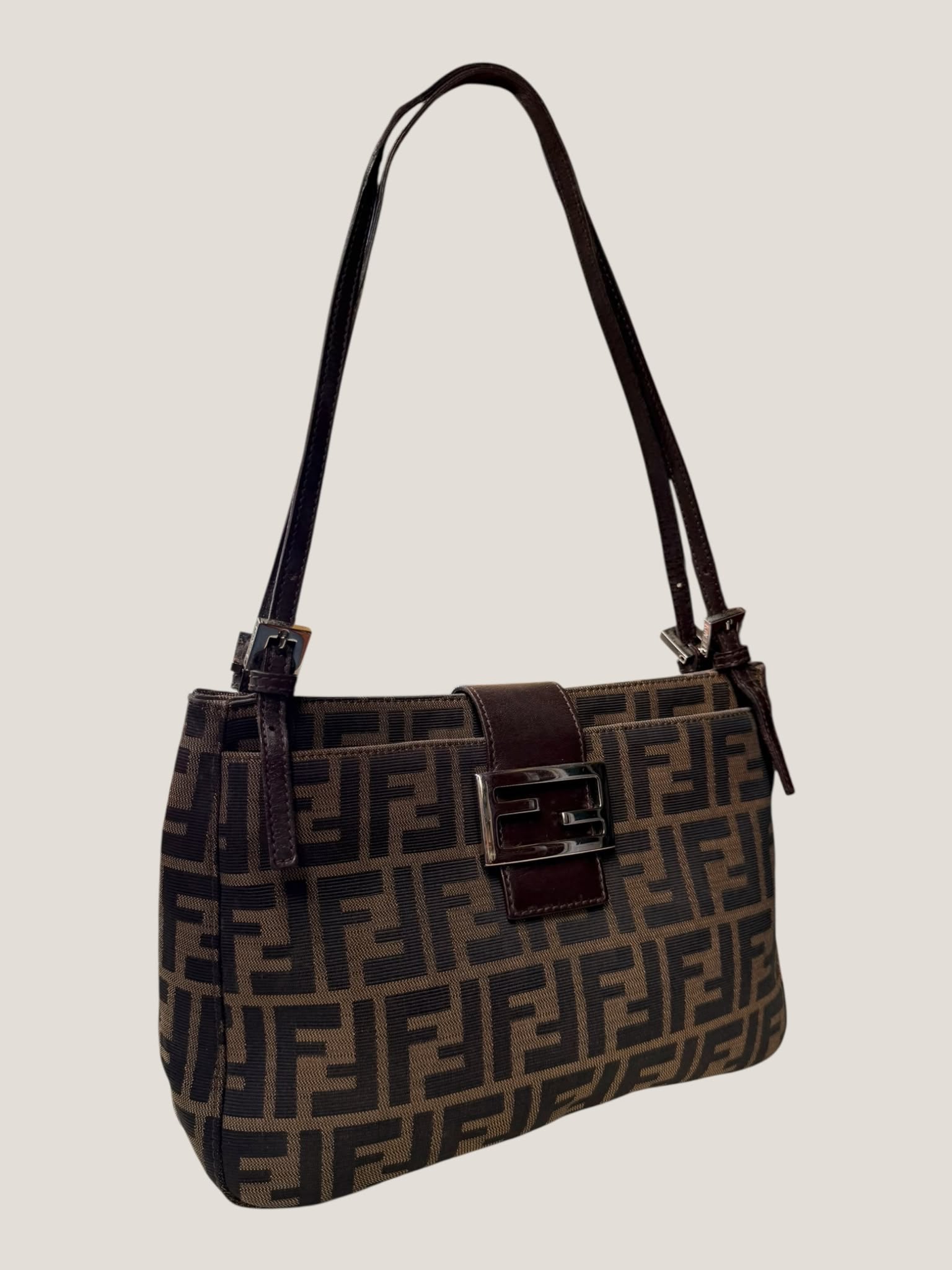 Fendi Baguette Zucca Tote