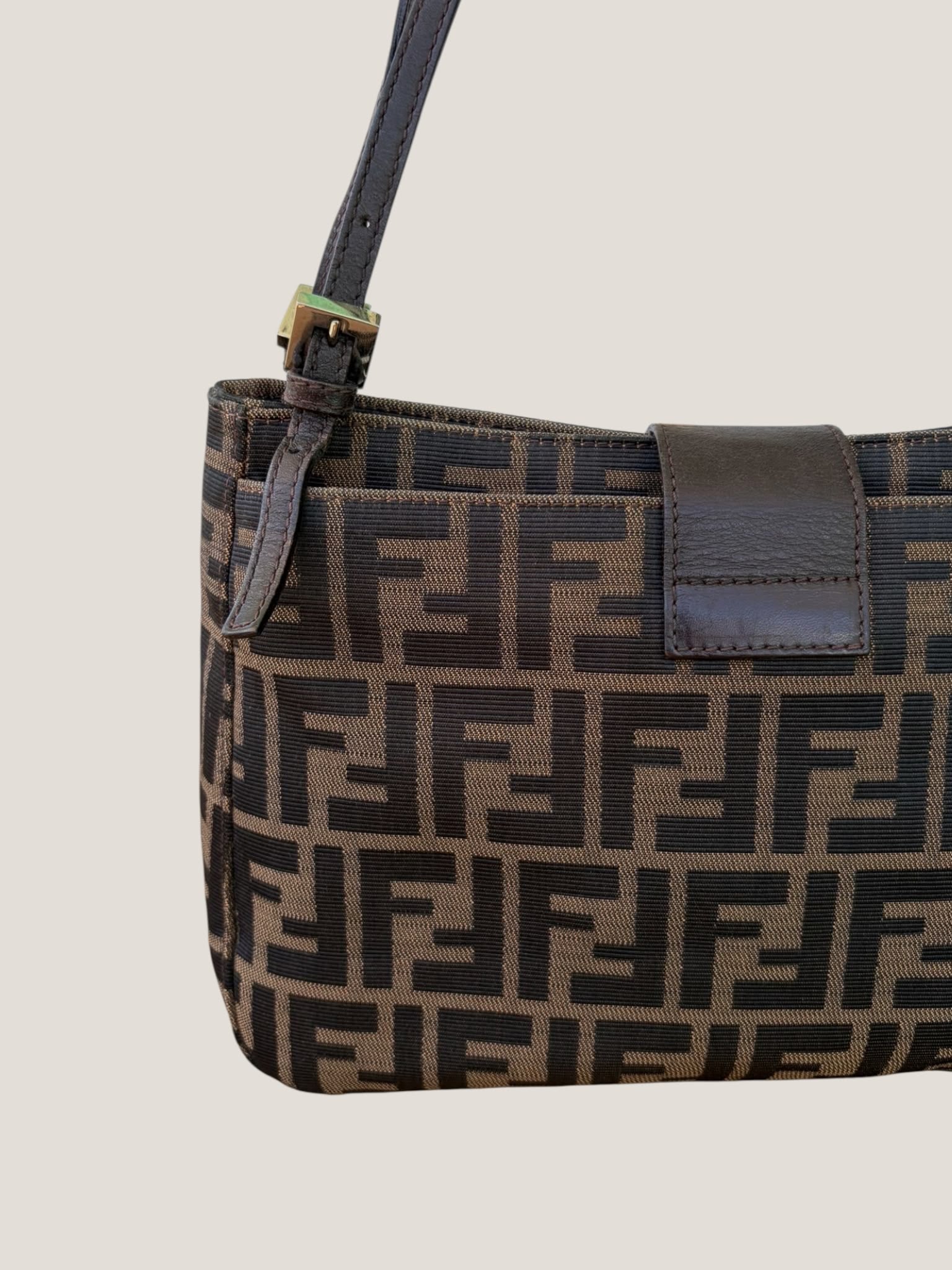 Fendi Baguette Zucca Tote