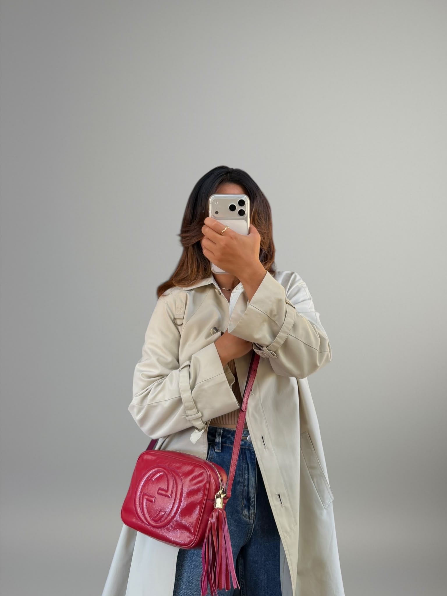 Gucci Soho Disco Vernice Rosso Fucsia