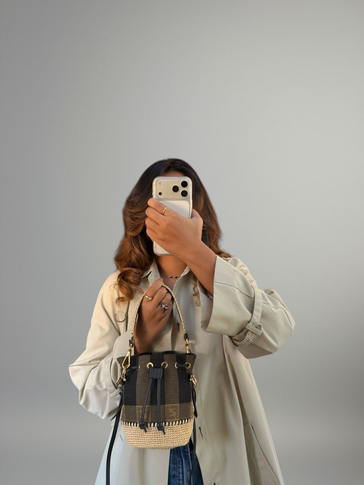 Fendi Mon Tresor Mini FF e Rafia