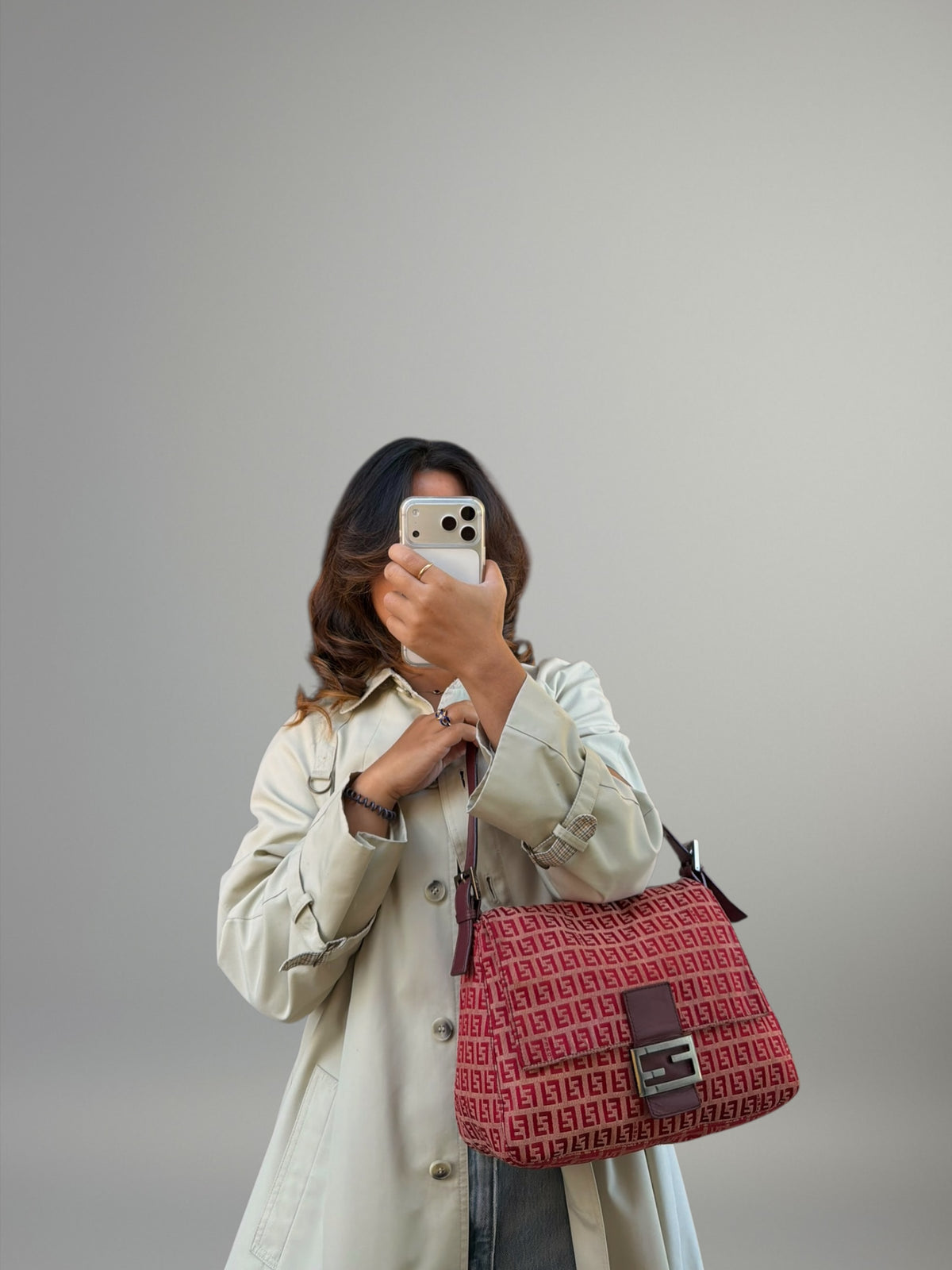 Fendi Mamma Baguette Zucchino