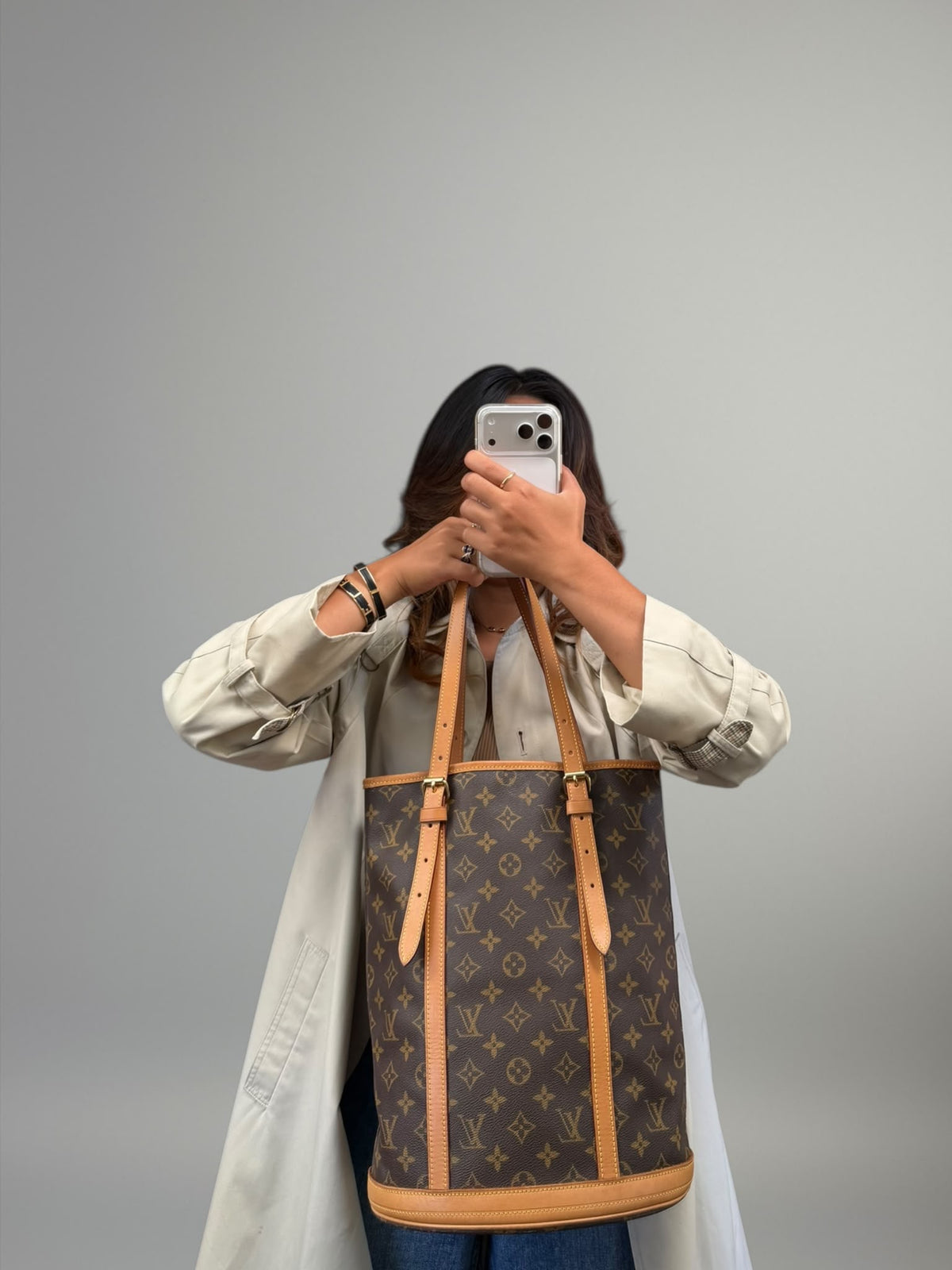 Louis Vuitton Bucket GM Monogram