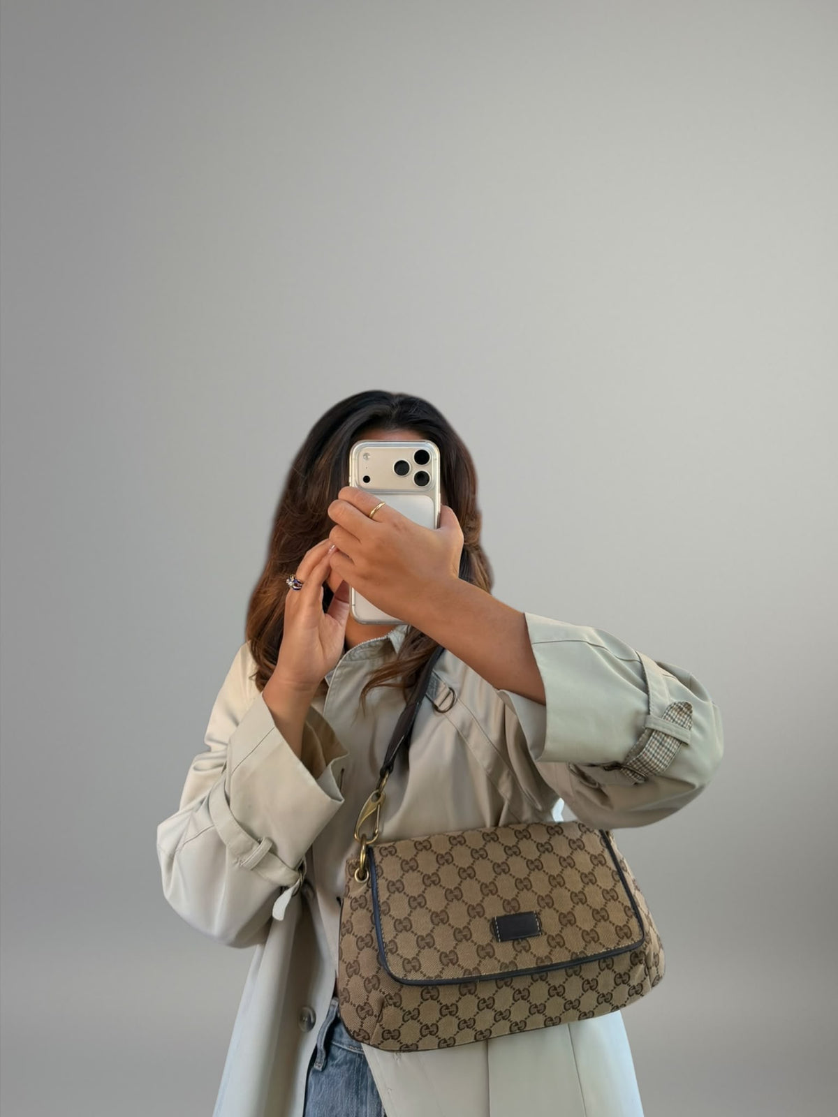 Gucci Web Flap Bag
