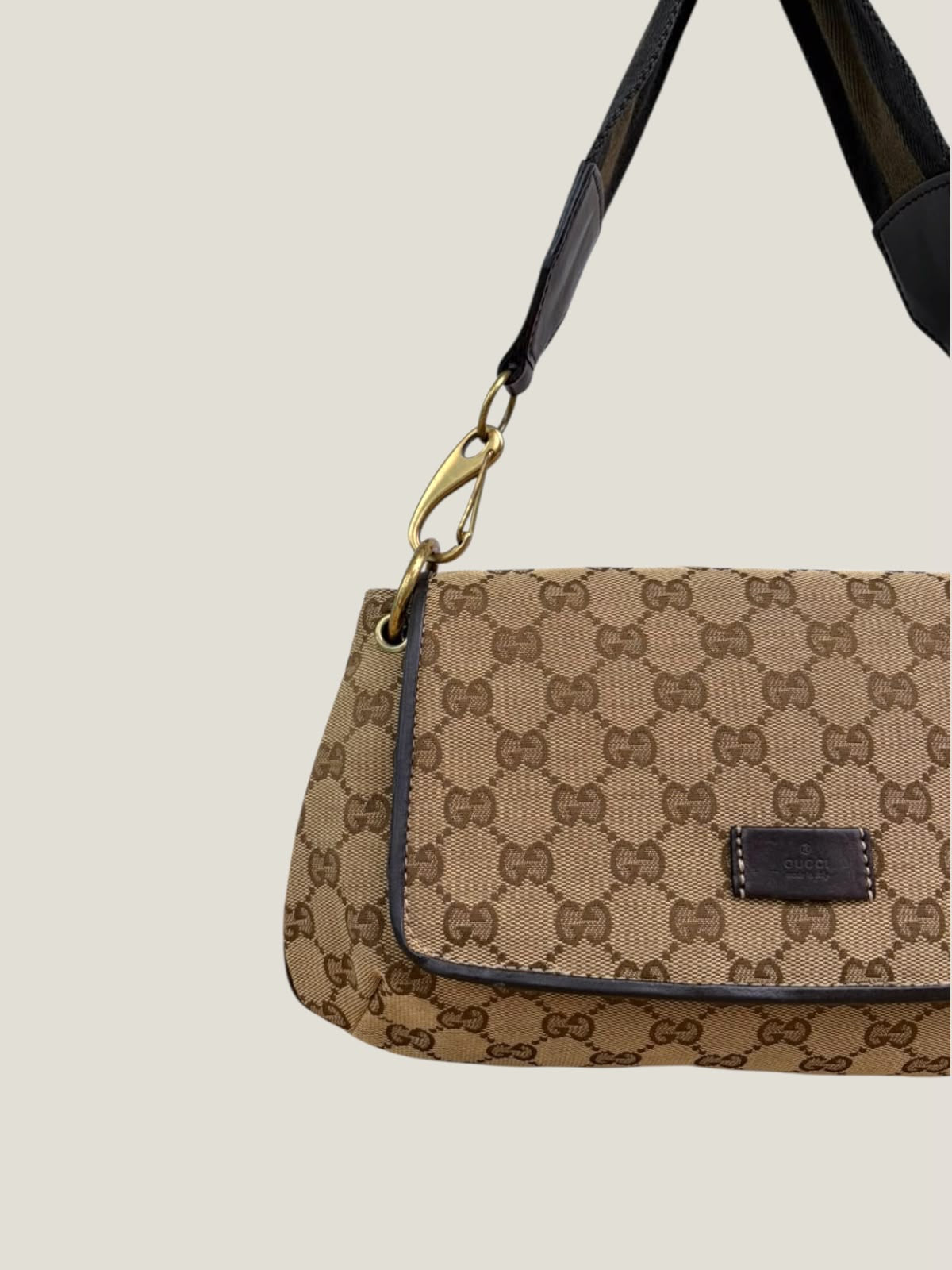 Gucci Web Flap Bag
