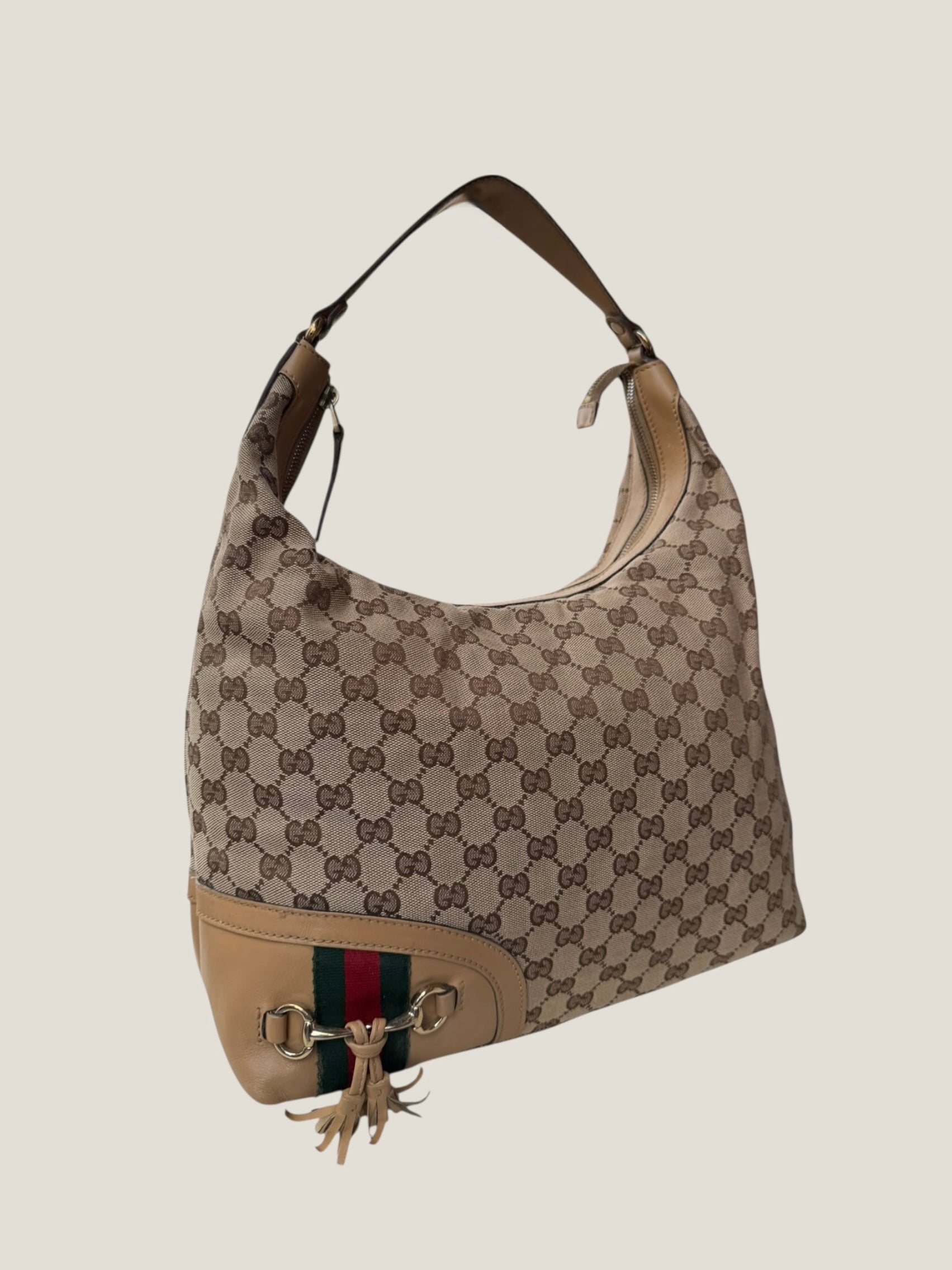 Gucci Hobo con Web e morsetto Horsebit