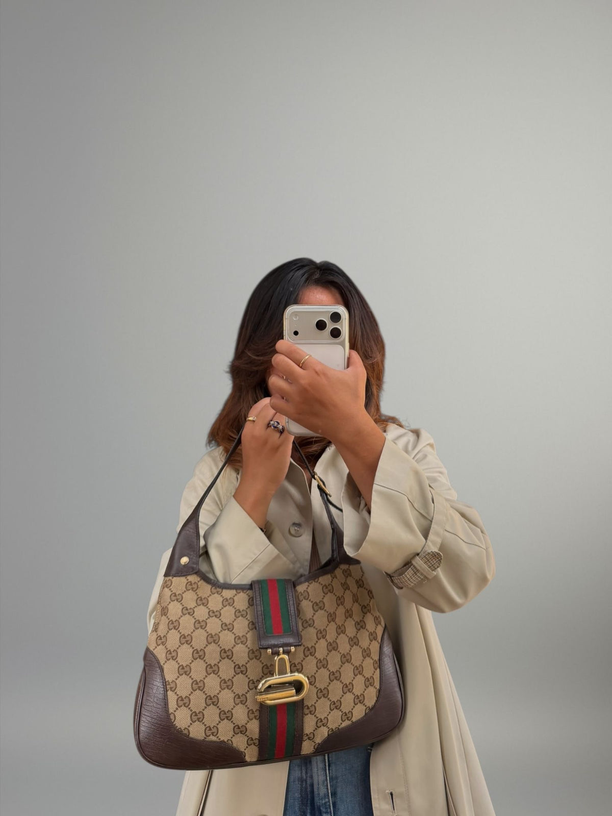 Gucci Jackie Web GG Canvas