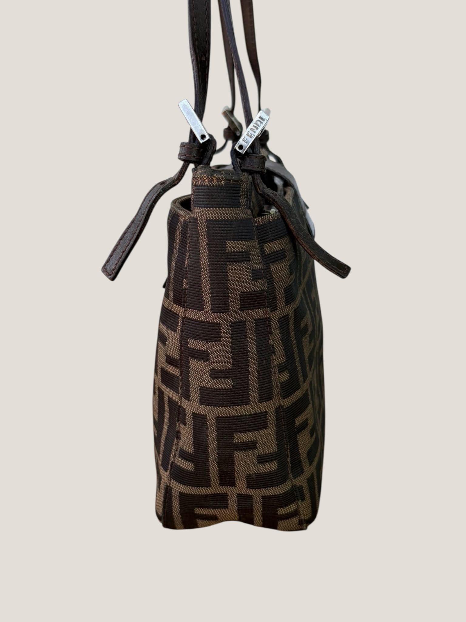 Fendi Baguette Zucca Tote