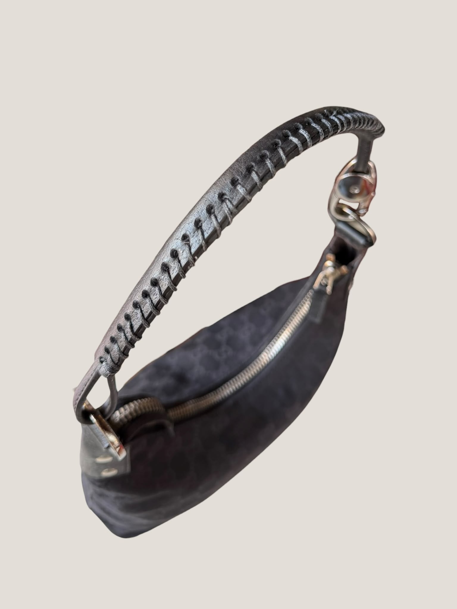 Gucci Black GG Canvas Hobo