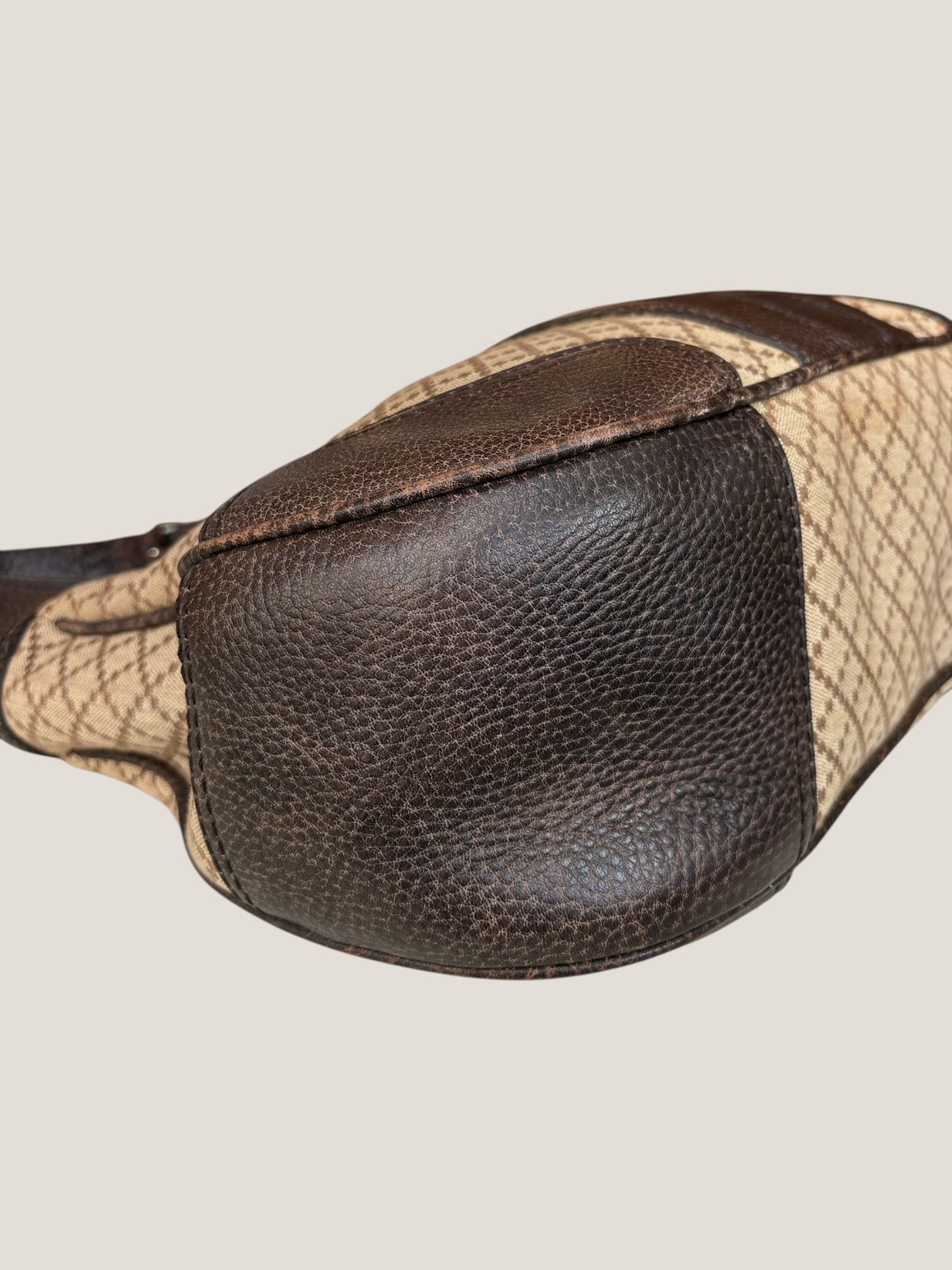 Gucci Hobo Diamante con dettagli Horsebit