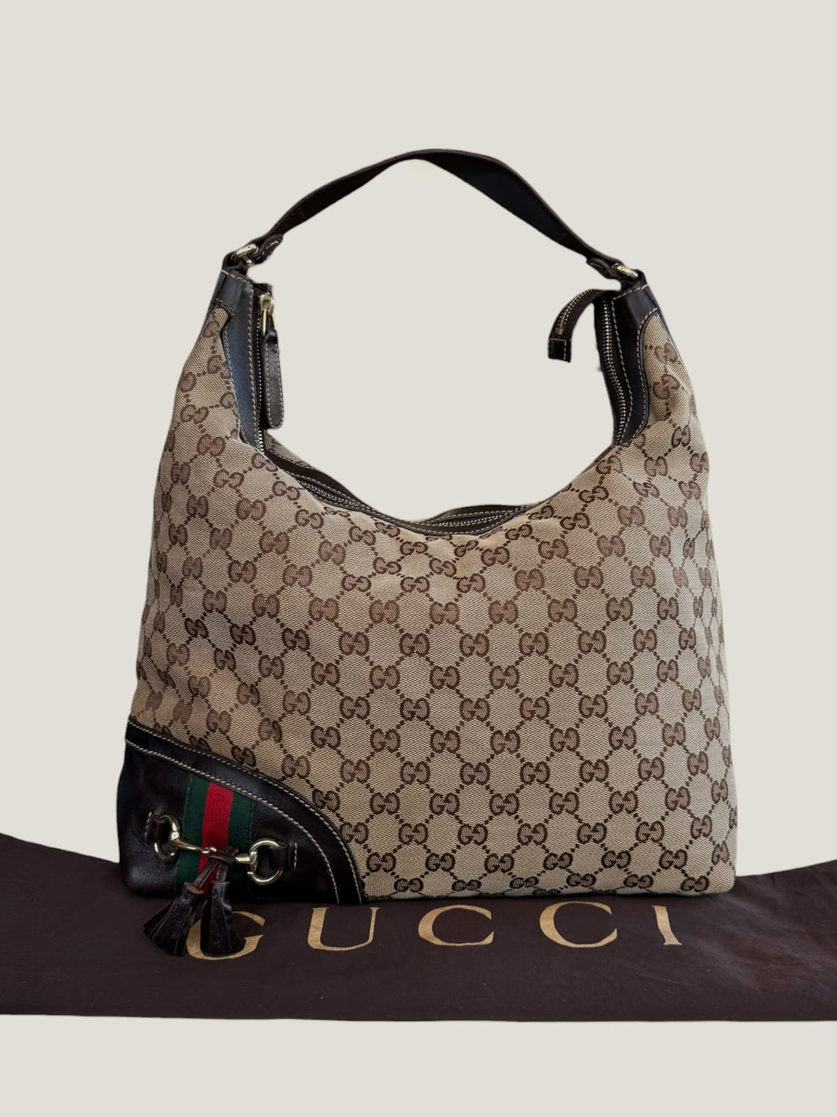 Gucci Web Horsebit Hobo