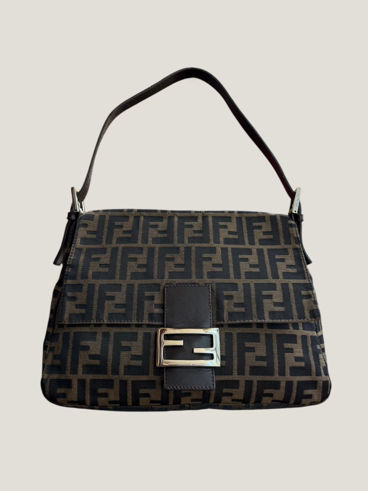 Fendi Mamma Baguette Zucca