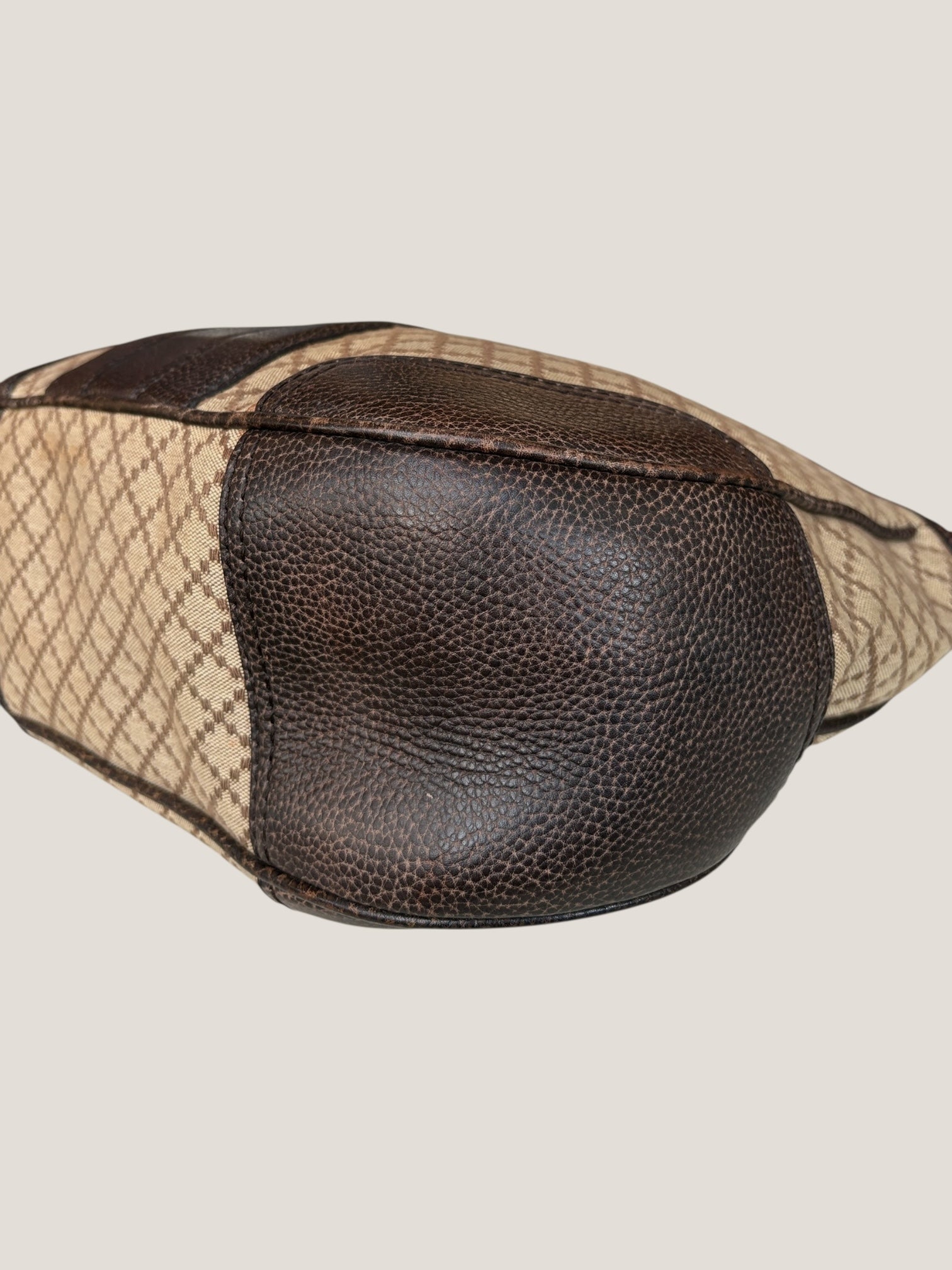 Gucci Hobo Diamante con dettagli Horsebit