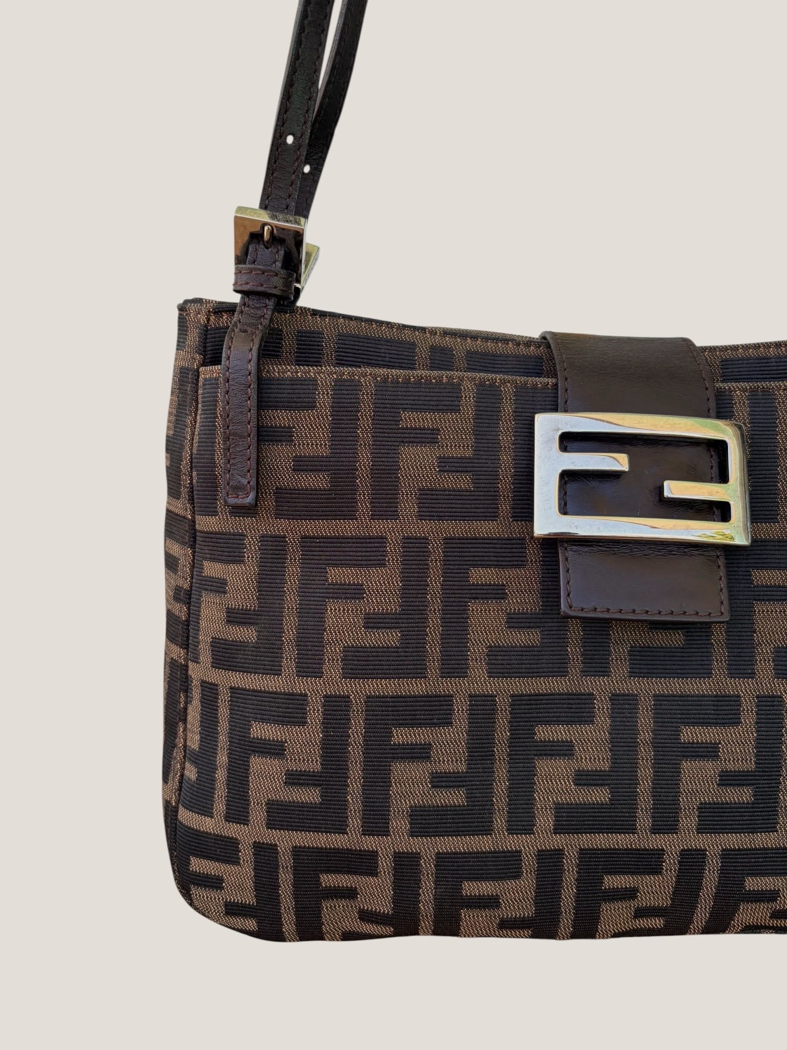 Fendi Baguette Zucca Tote
