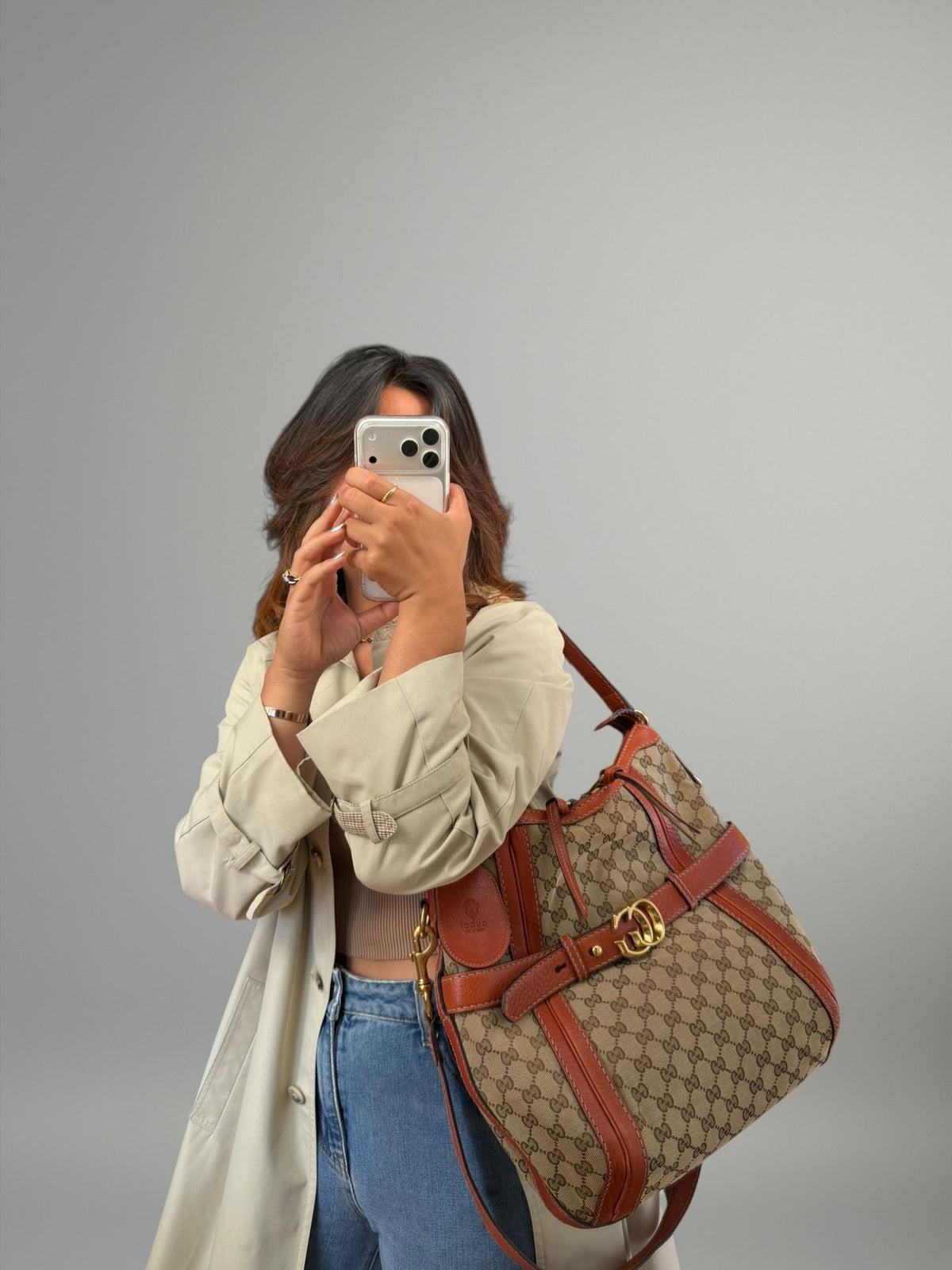 Gucci Hobo GG con cintura