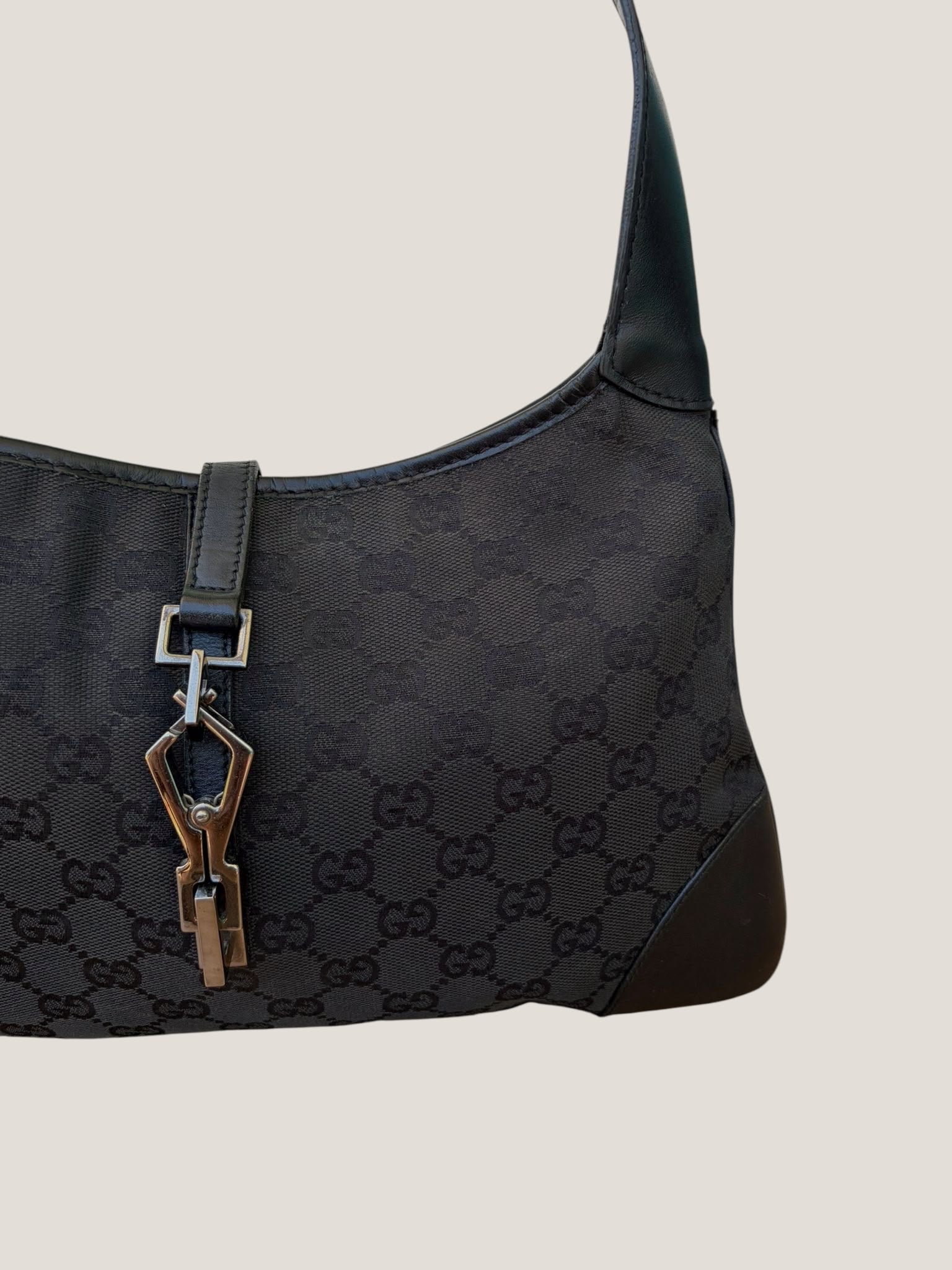 Gucci Jackie GG Canvas Nero