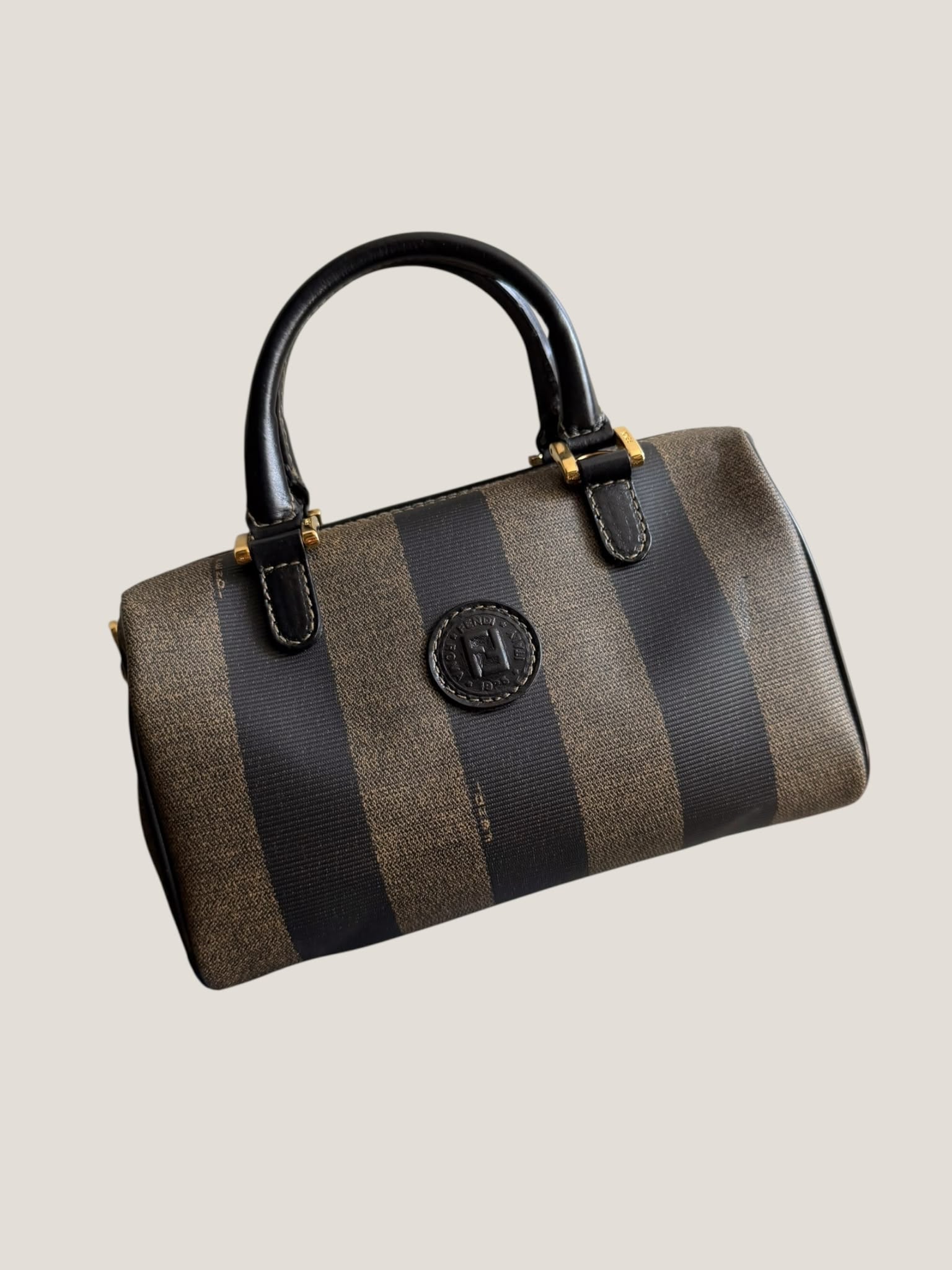Fendi Pequin Mini Boston