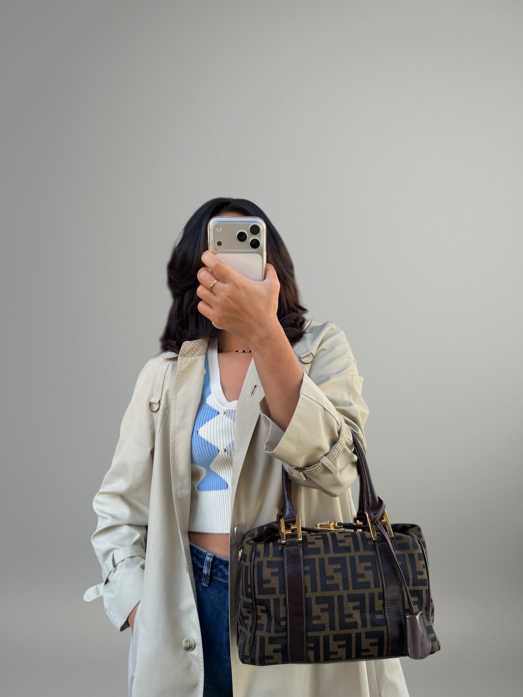 Fendi Bauletto Zucca