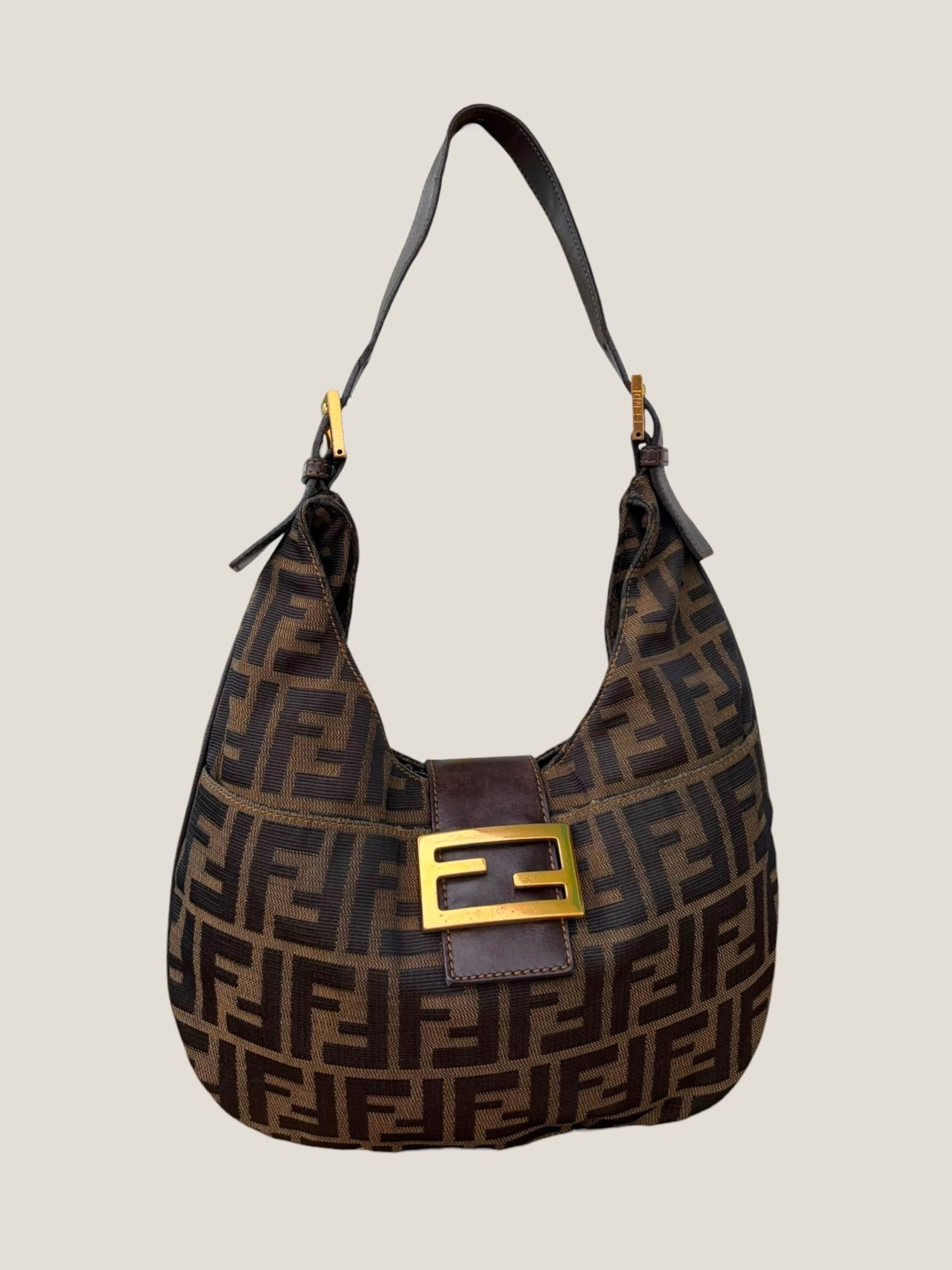 Fendi Baguette Zucca Hobo
