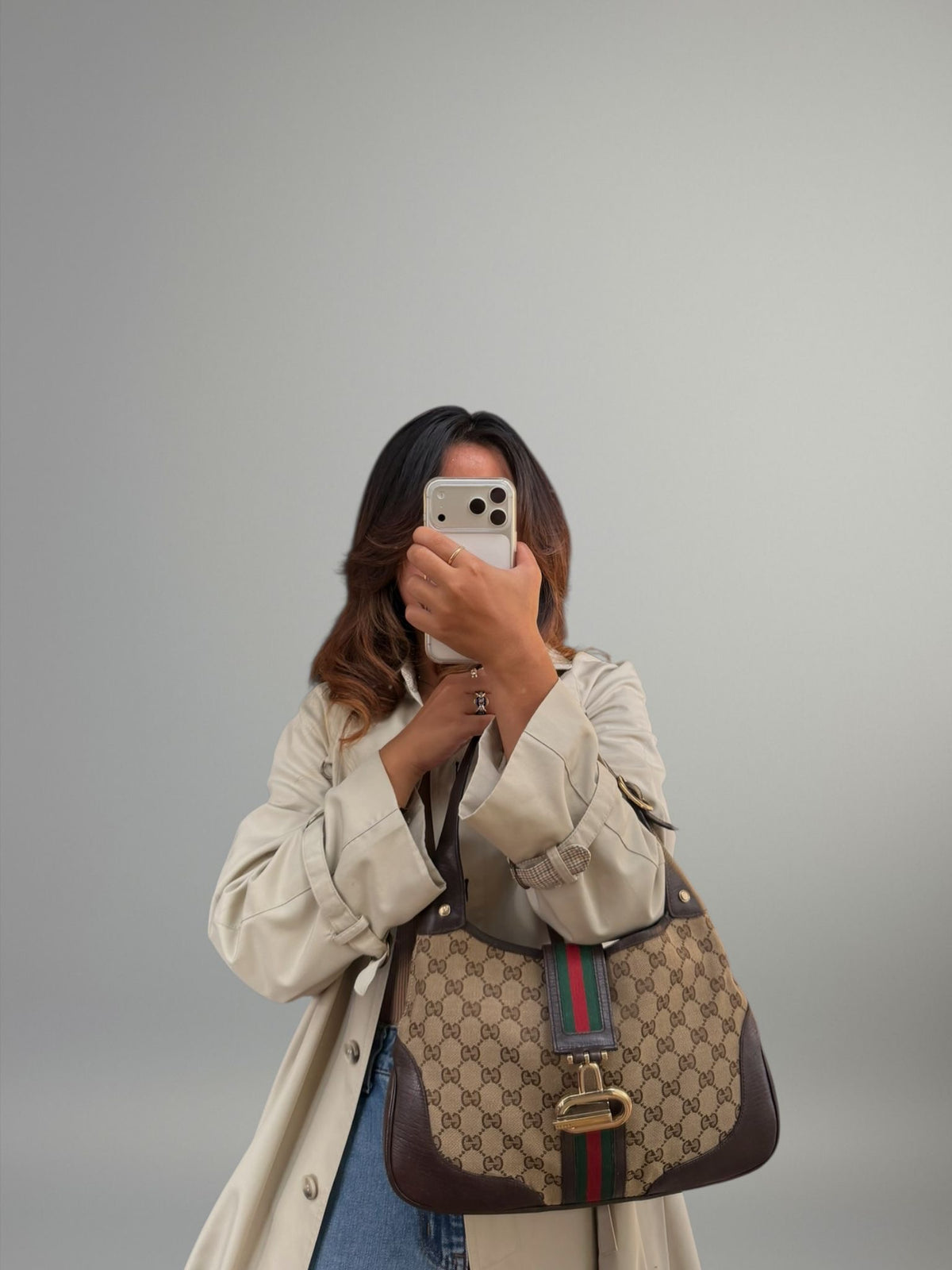 Gucci Jackie Web GG Canvas