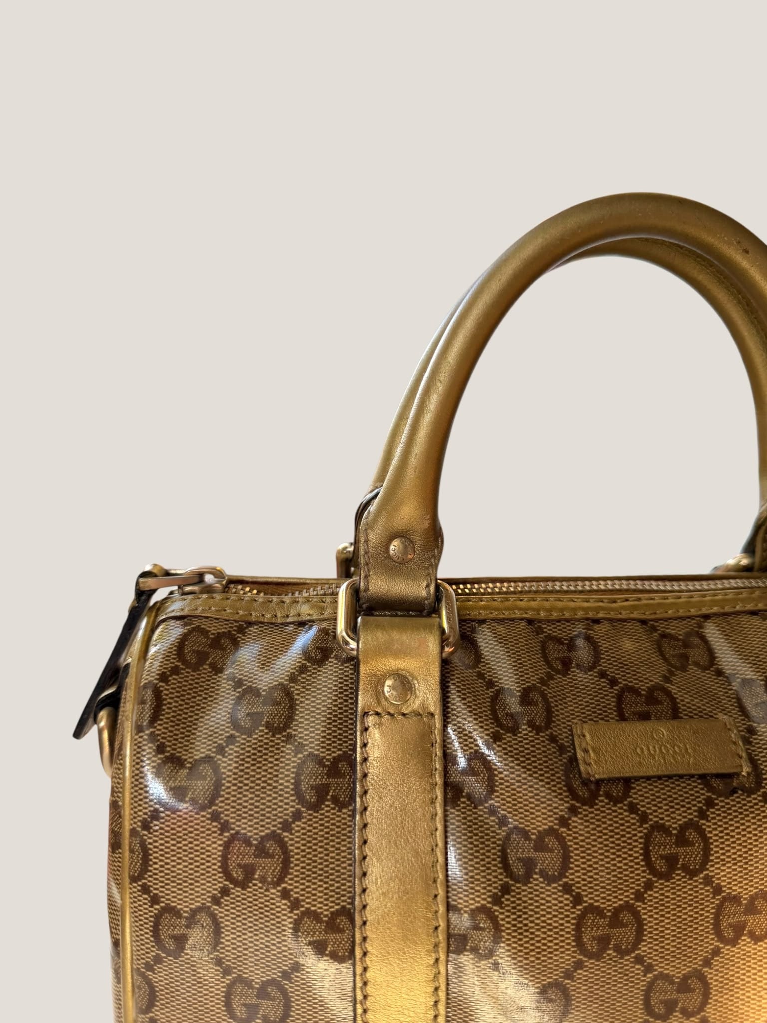 Gucci Mini Boston GG Crystal
